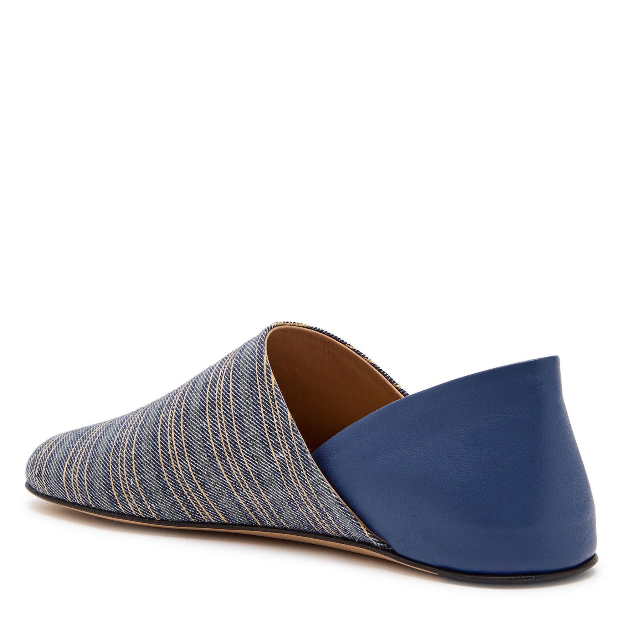 MULTICOLOURED - JW Anderson - Women's Babouche Striped Jacquard Flat Mules - 2