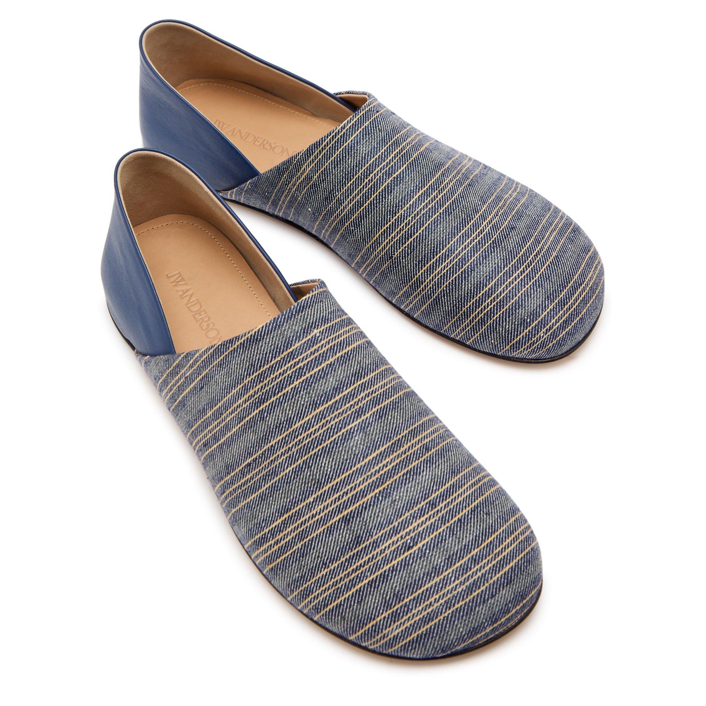 MULTICOLOURED - JW Anderson - Women's Babouche Striped Jacquard Flat Mules - 3