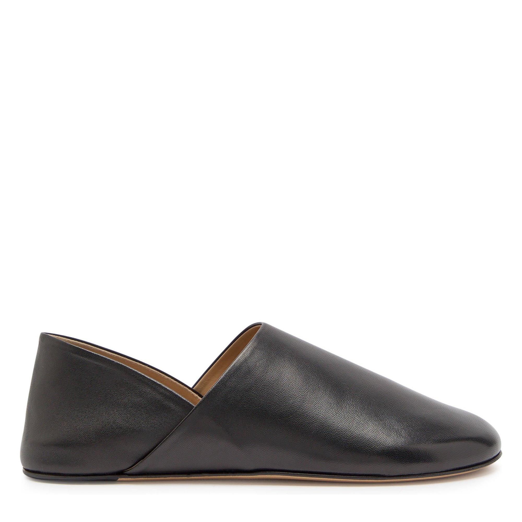 BLACK - JW Anderson - Women's Babouche Leather Ballet Pumps - 1