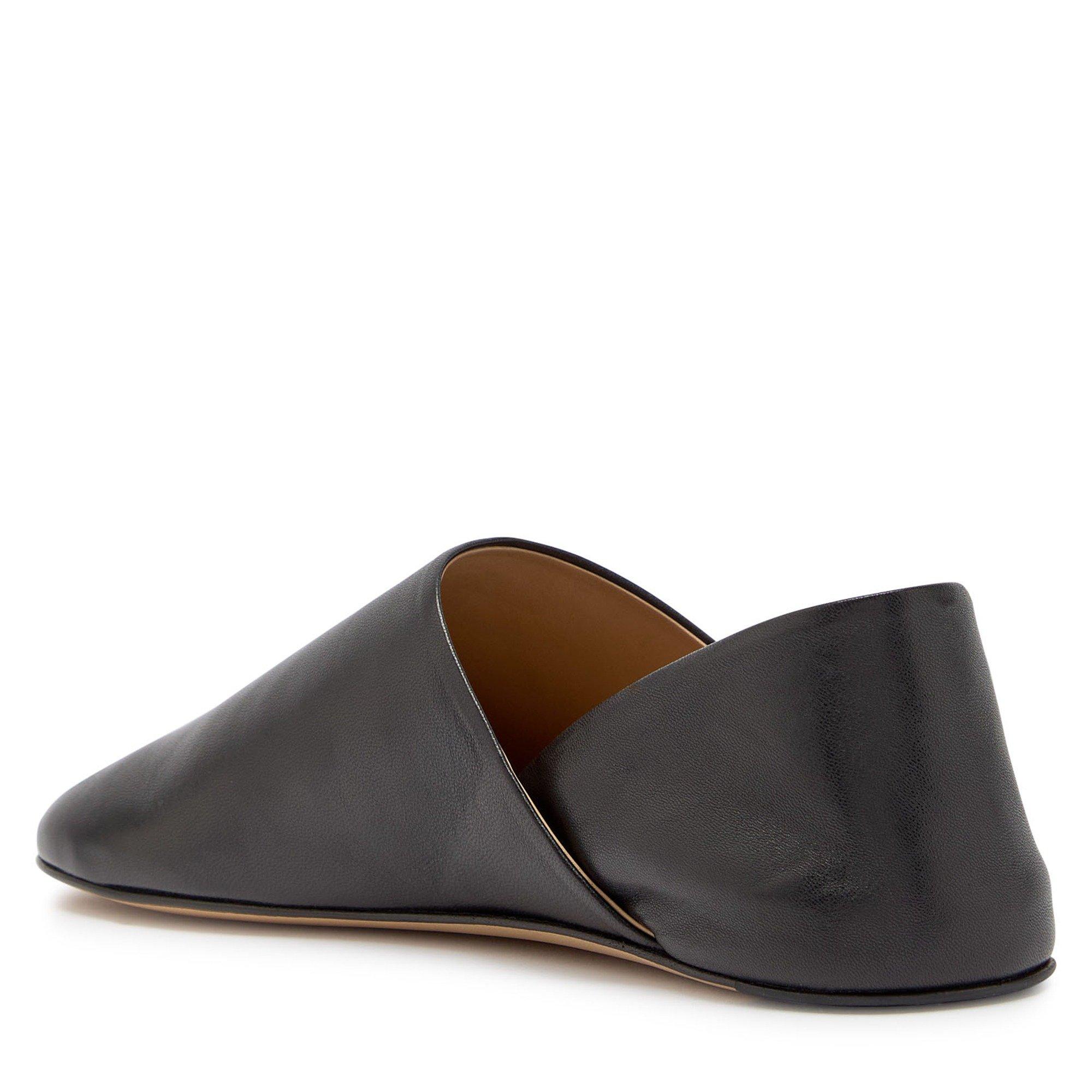 BLACK - JW Anderson - Women's Babouche Leather Ballet Pumps - 2