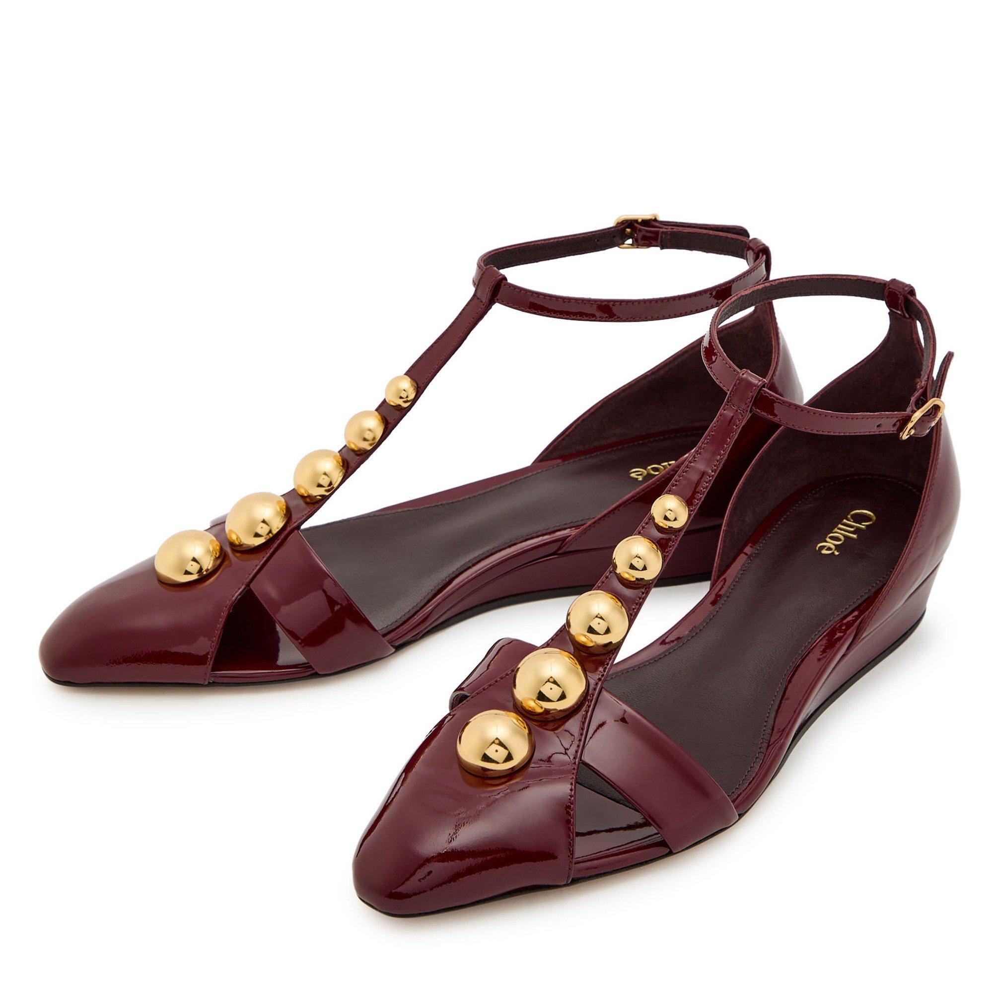 BURGUNDY - Chloe - CLEIA WEDGE - 3