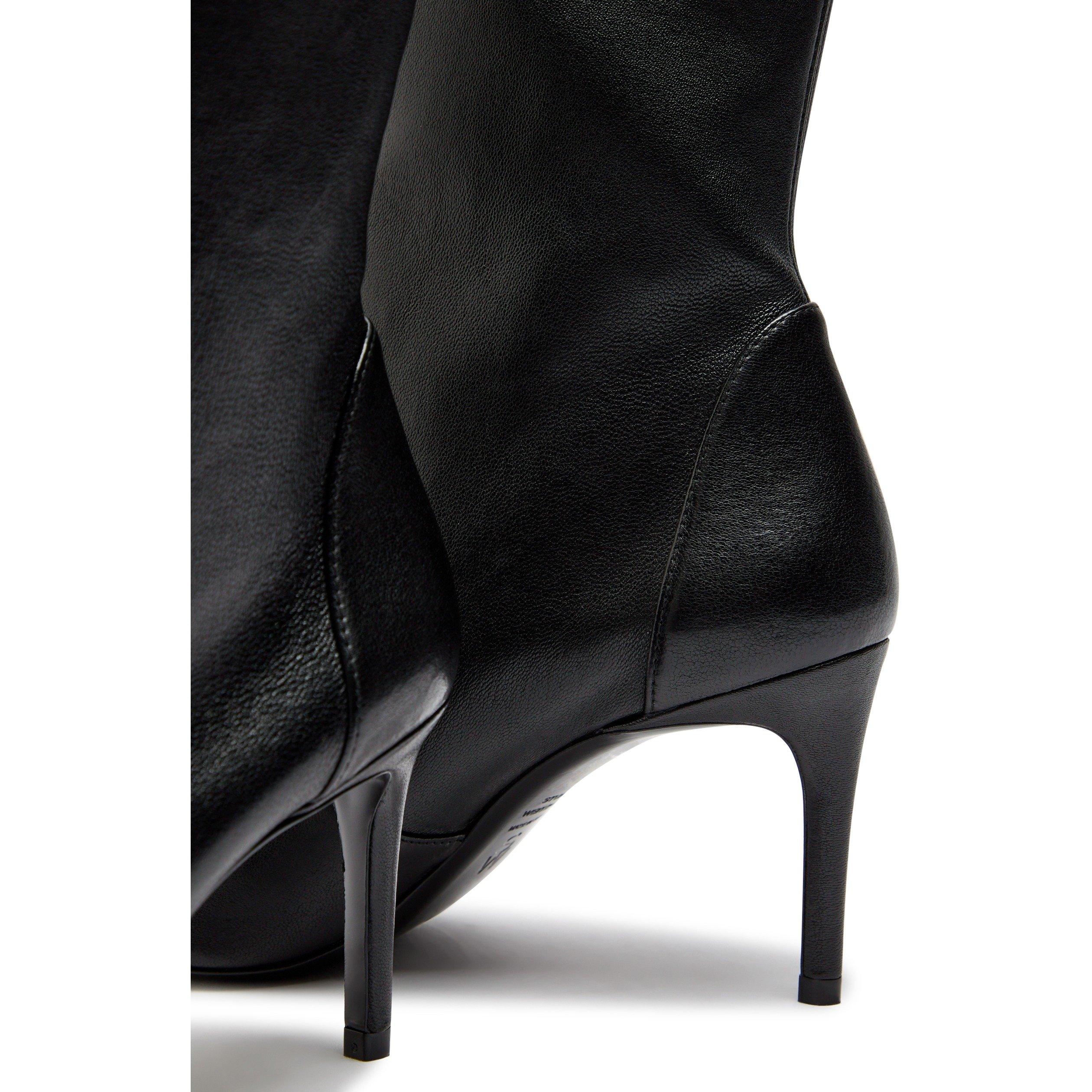 BLACK - Stuart Weitzman - STUART POWER BOOTIE 75 - 4