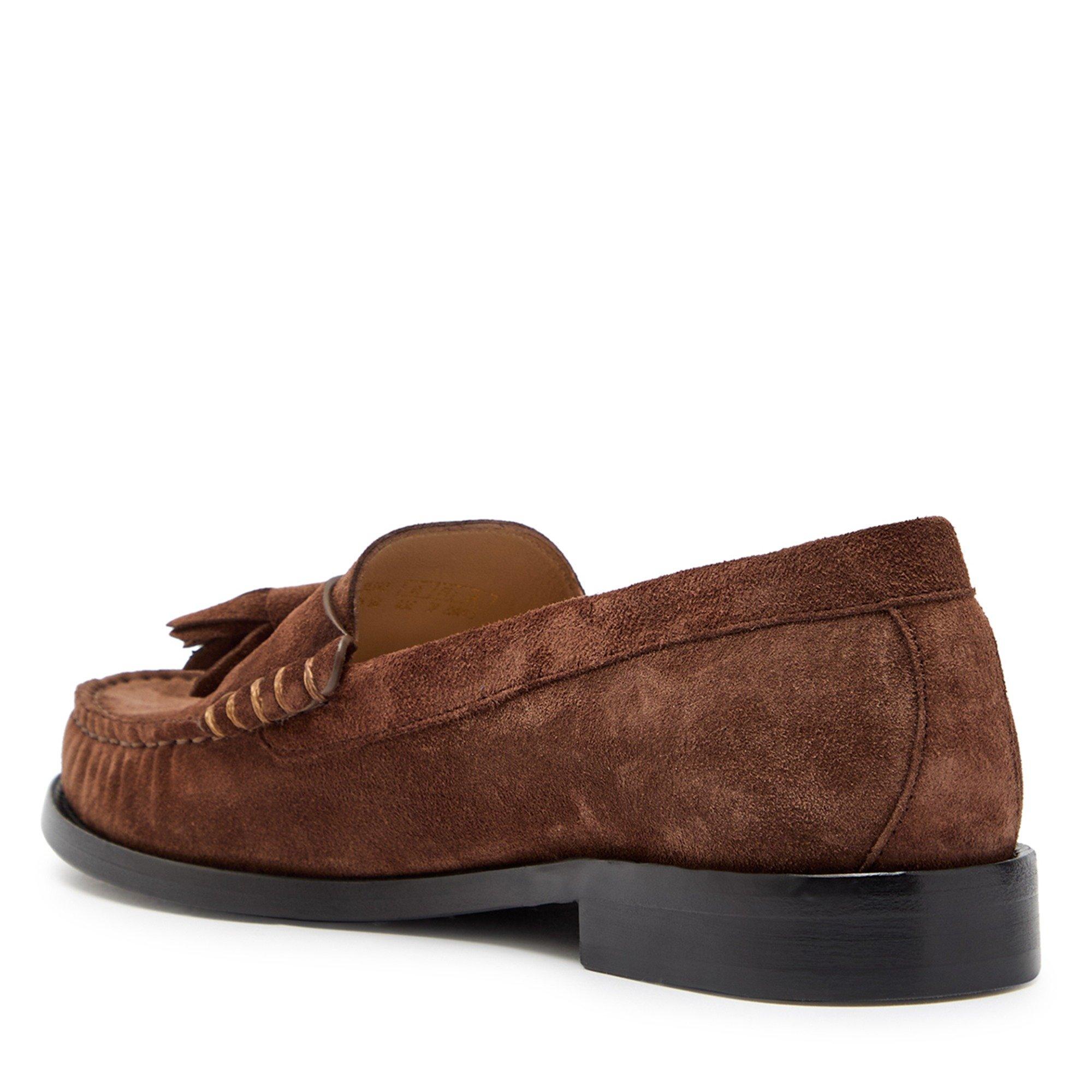 BROWN - Stuart Weitzman - LOTTIE TASSEL LOAFER - 2