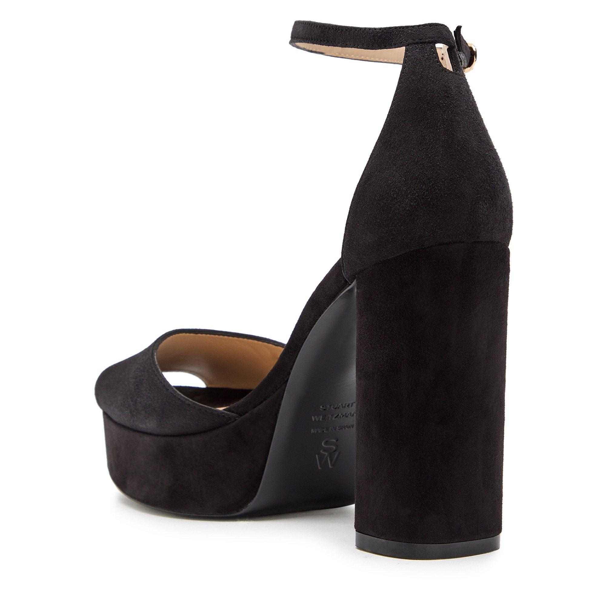 BLACK - Stuart Weitzman - SABRINA ANKLE-STRAP PLATFORM - 2