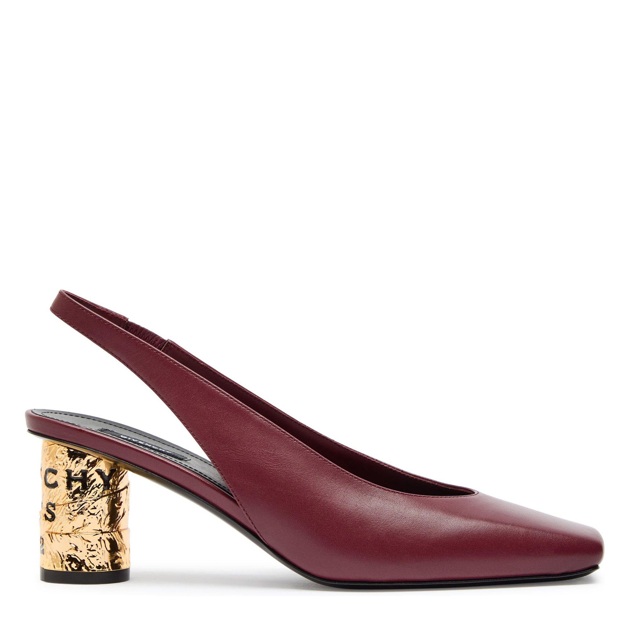 BURGUNDY - GIVENCHY - TAPE HEEL SLINGBACK 65MM - 1