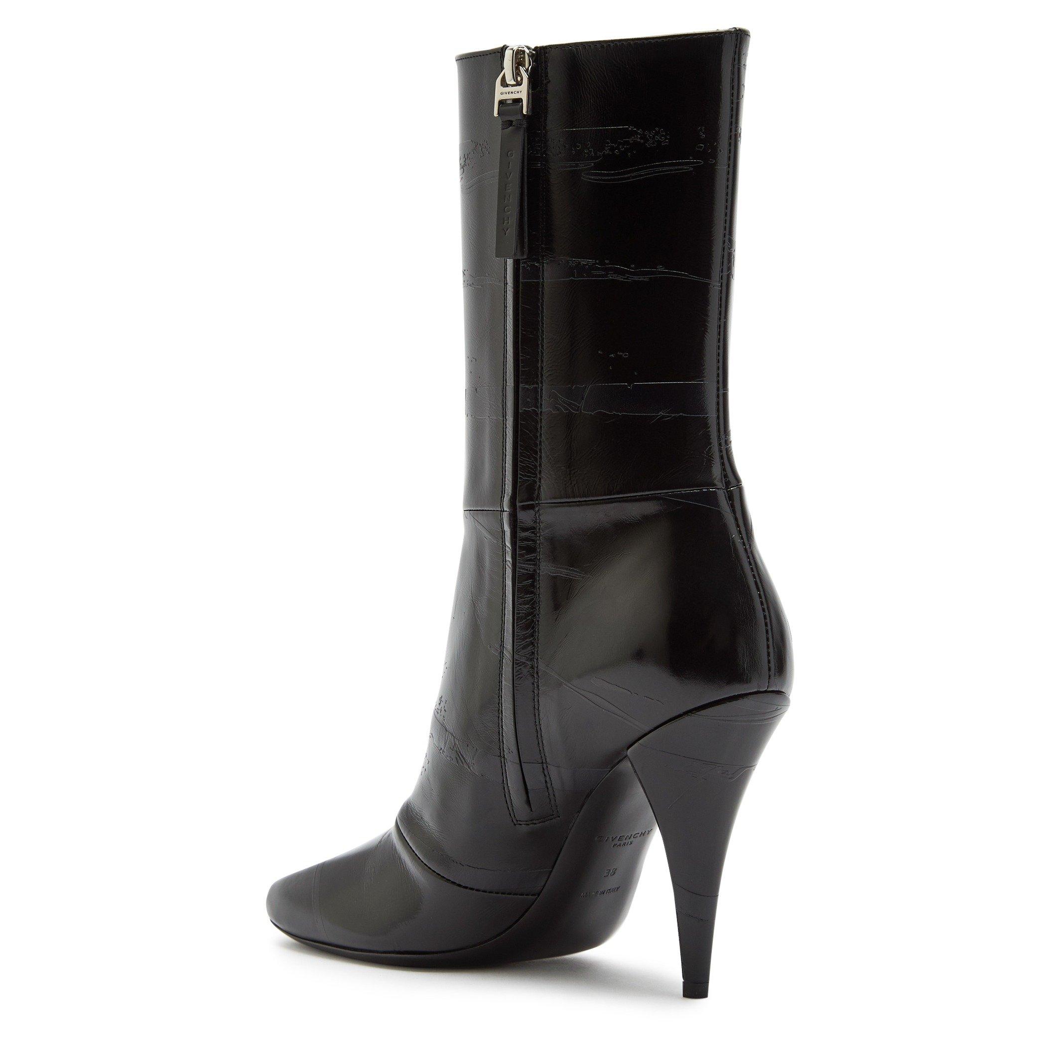 BLACK - GIVENCHY - SHARK SHORT BOOT 95 - 2