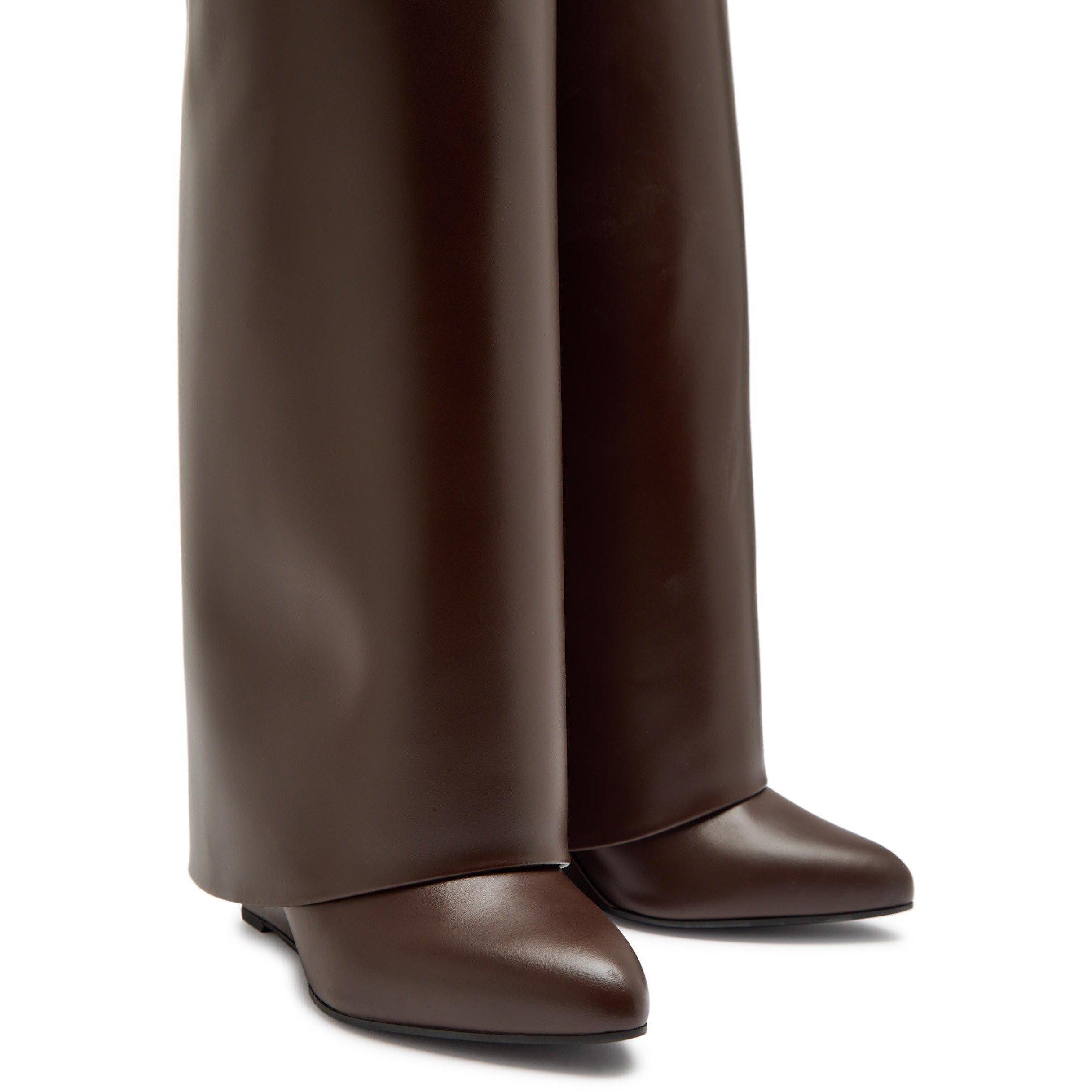 BROWN - GIVENCHY - SHARK TALL BOOT 95 - 4
