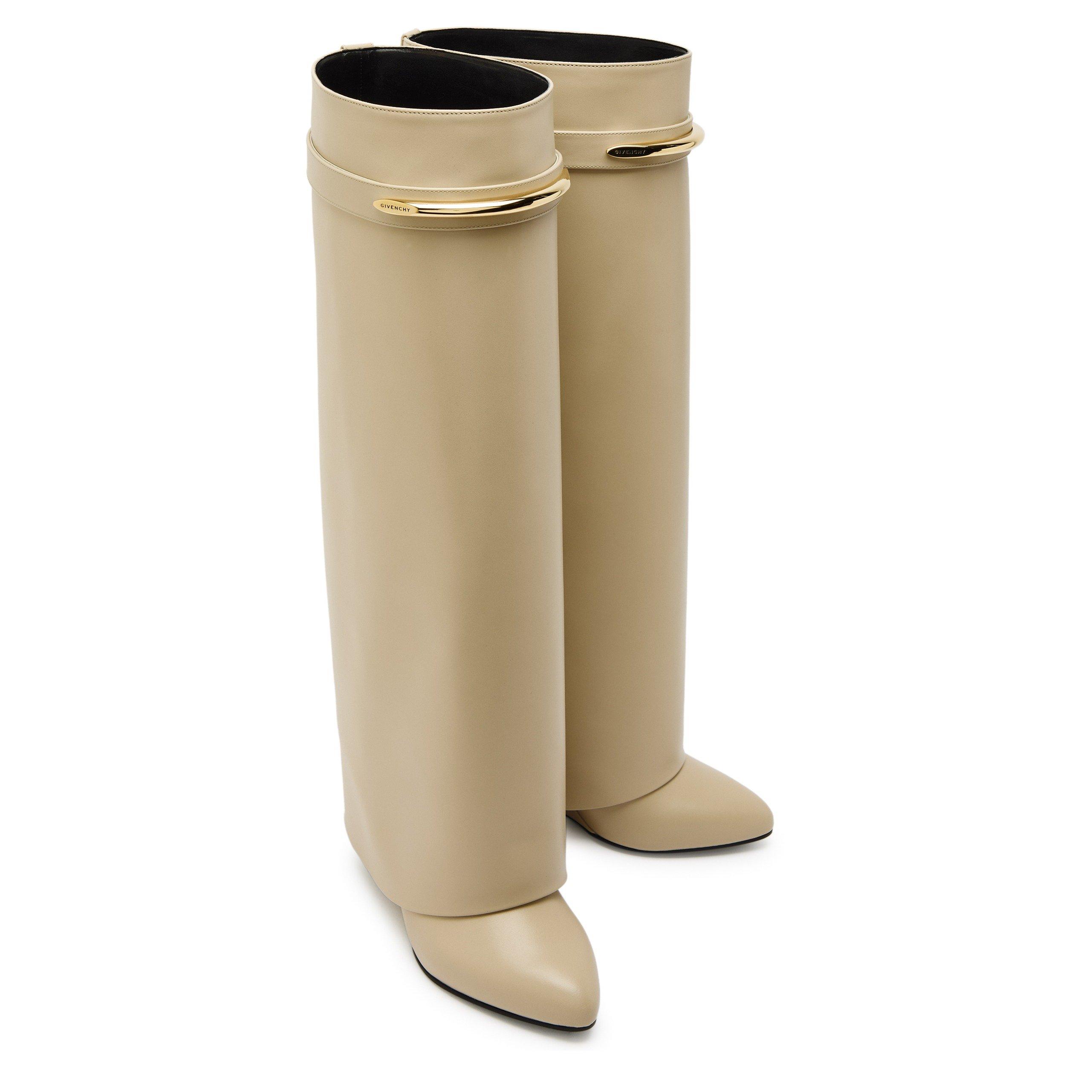 BEIGE - GIVENCHY - SHARK TALL BOOT 95 - 3