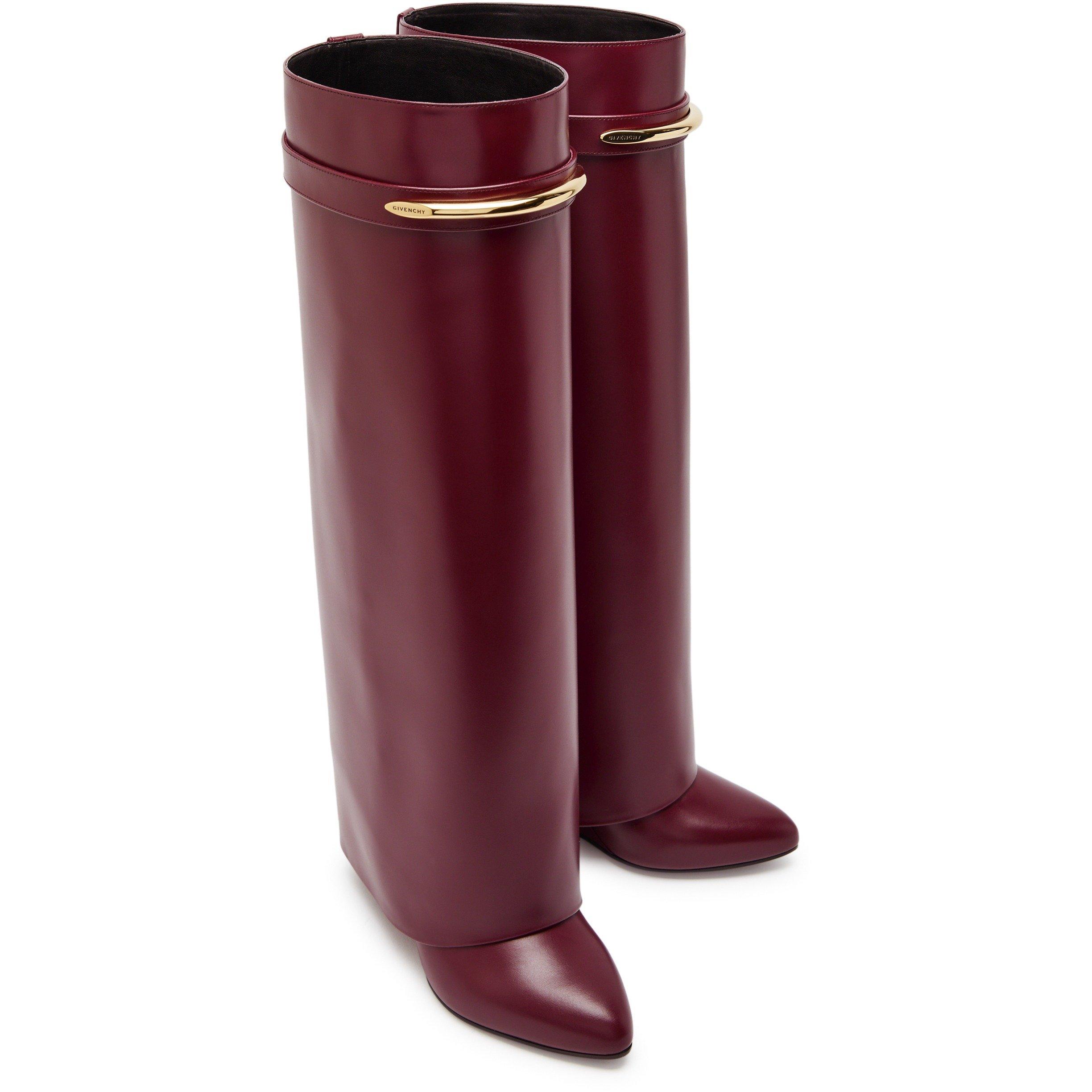 BURGUNDY - GIVENCHY - SHARK TALL BOOT 95 - 3