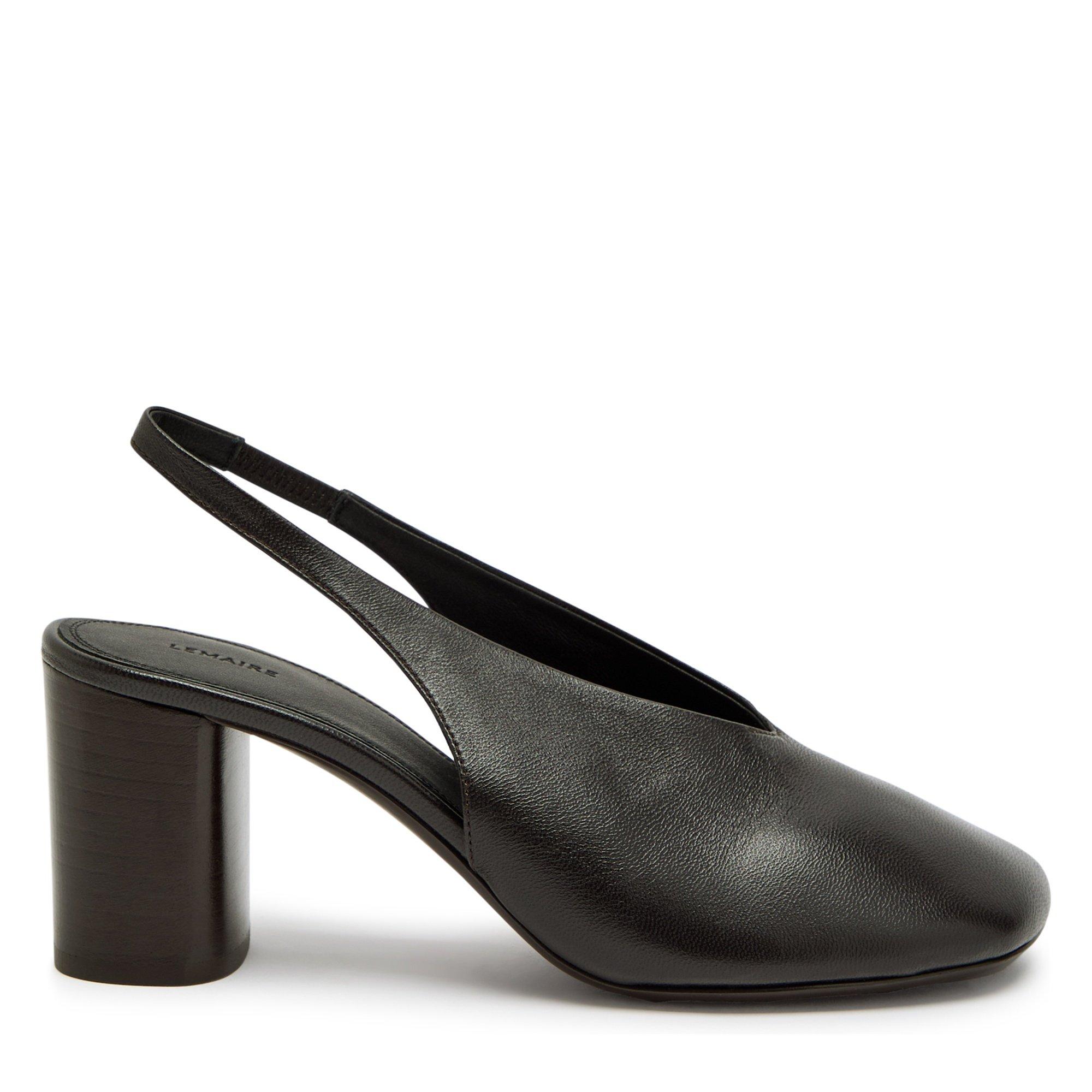 DARK BROWN - Lemaire - GLOVE SLINGBACK 80