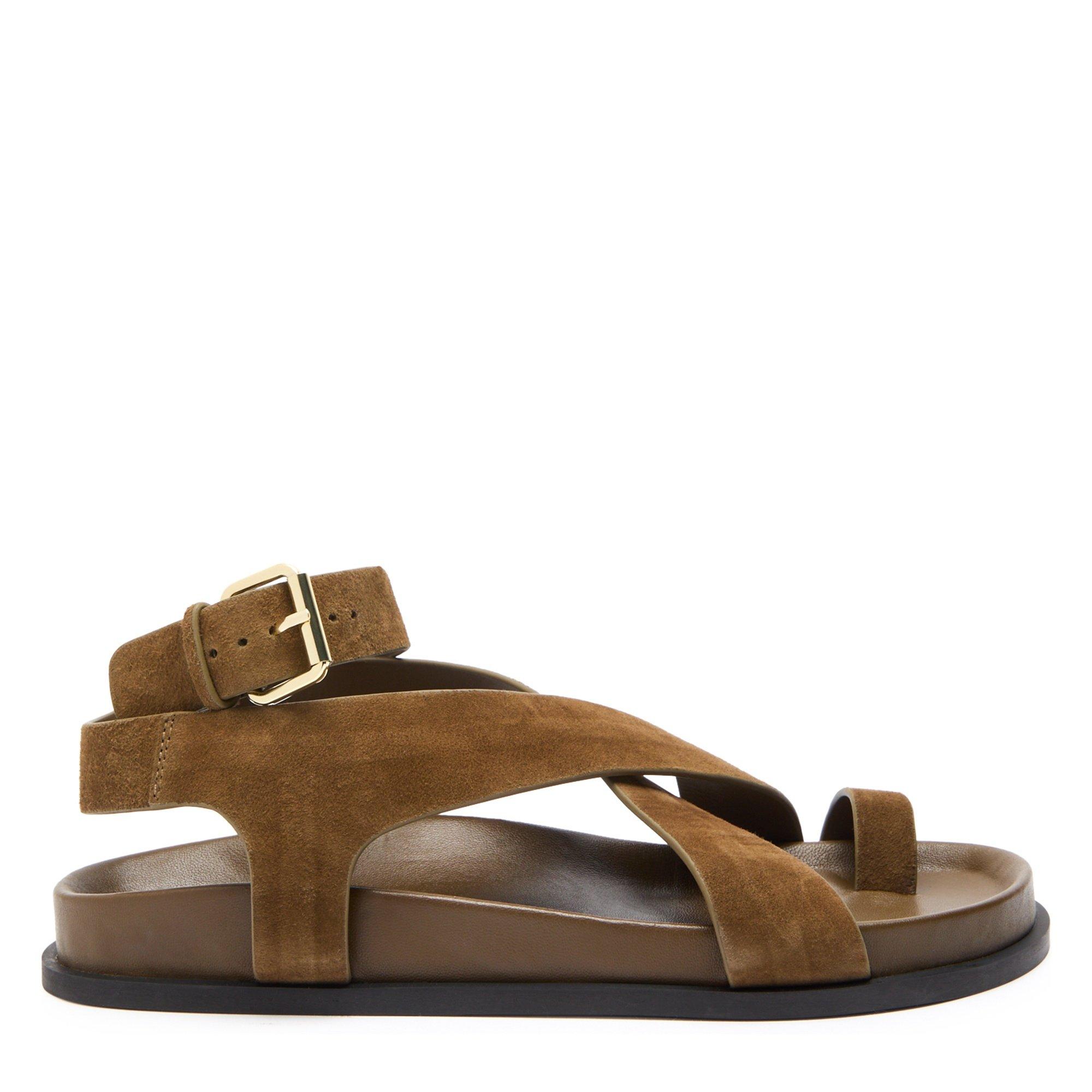 BROWN - Unknown - JALEN SUEDE SANDAL
