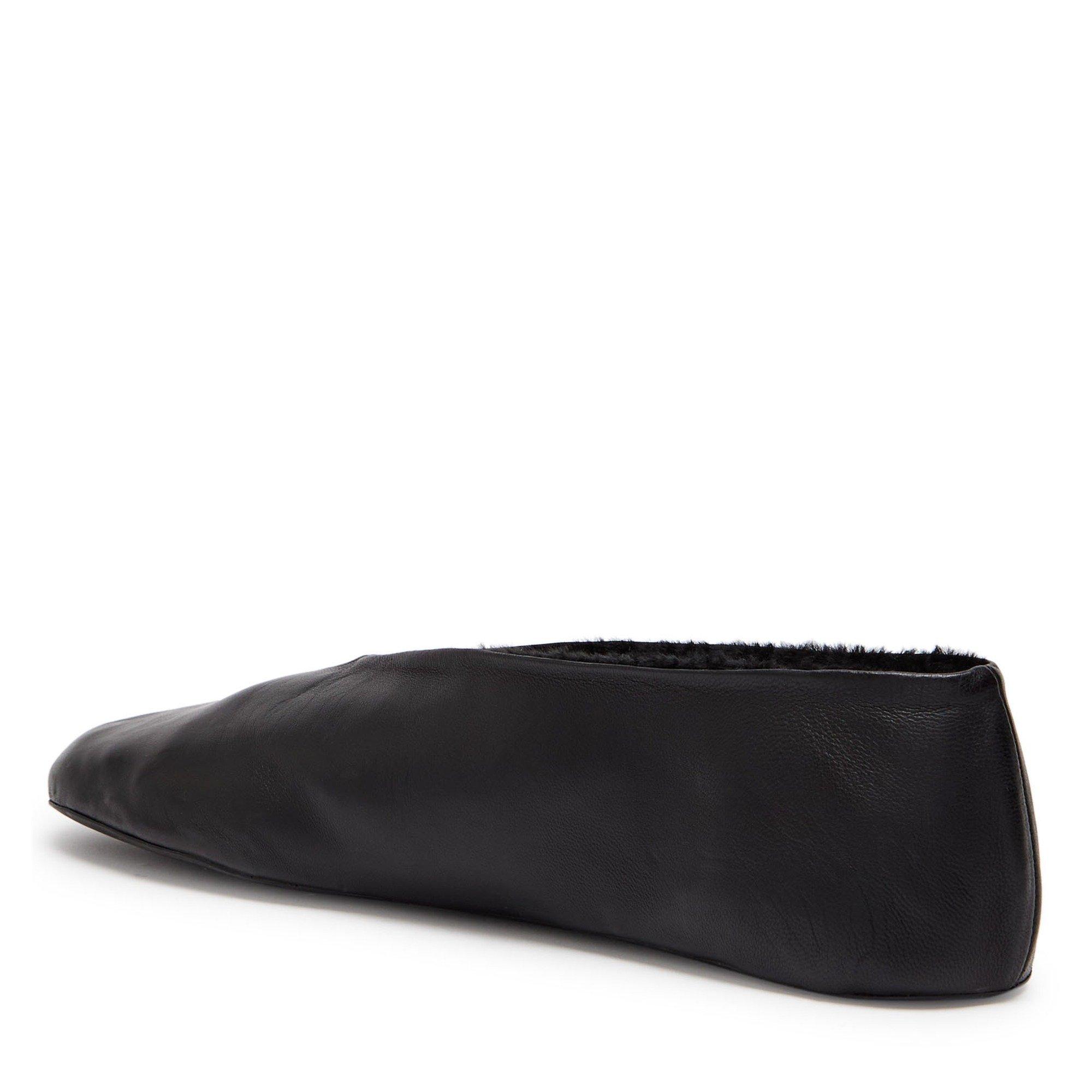 BLACK - The Row - Women's Stella Leather Ballet Pumps - 2