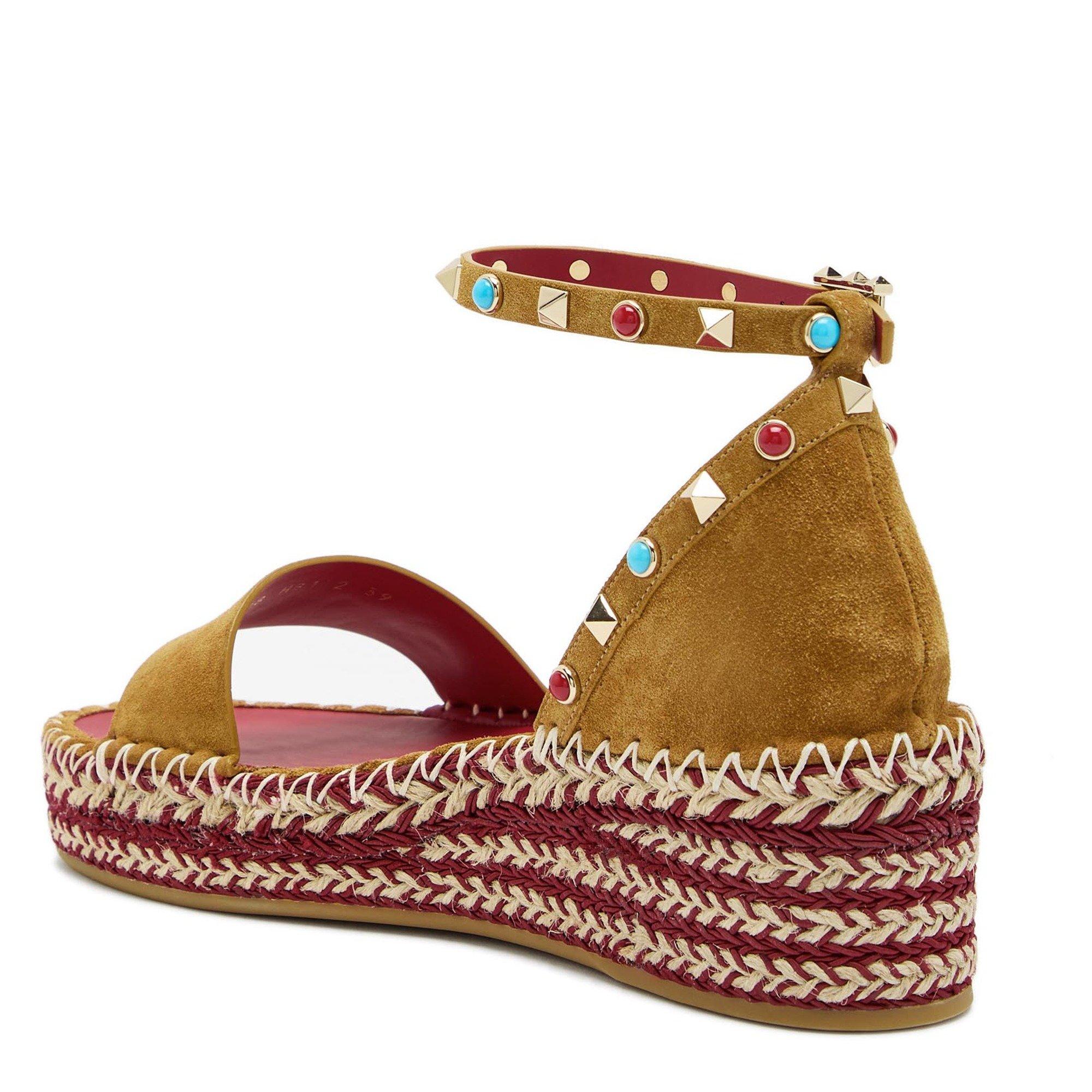 BLACK AND OTHER - Valentino - ROCKSTUD DOUBLE ESPADRILLAS - 2
