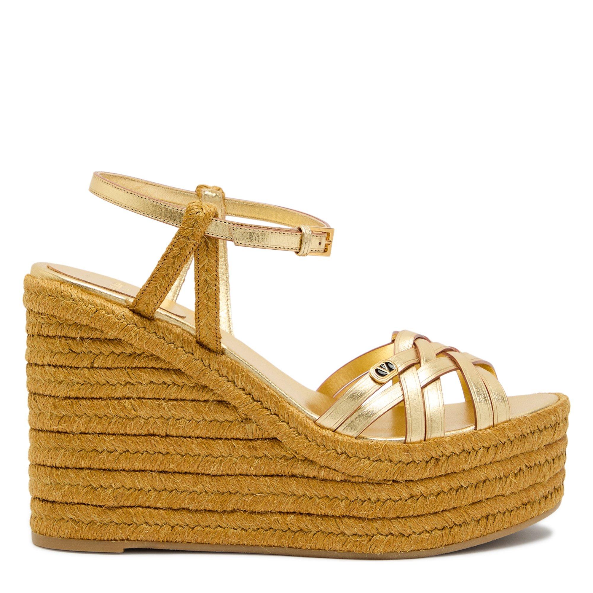 YELLOW AND OTHE - Valentino - Women's Bribri Leather Wedges - 1