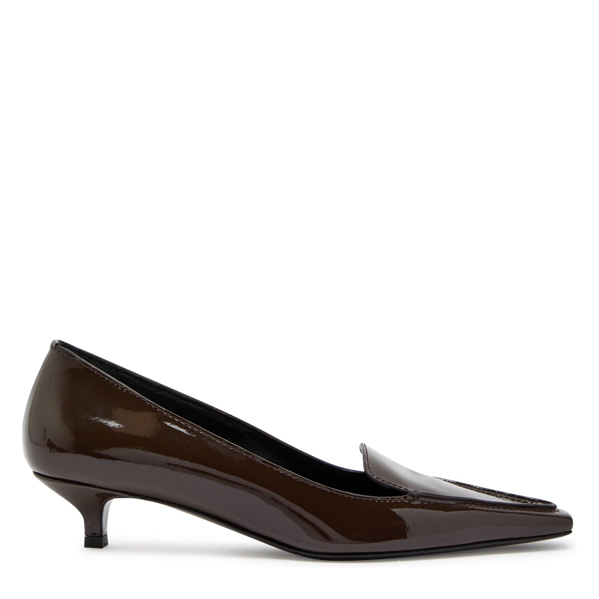 BROWN - Toteme - Patent loafer pumps - 1