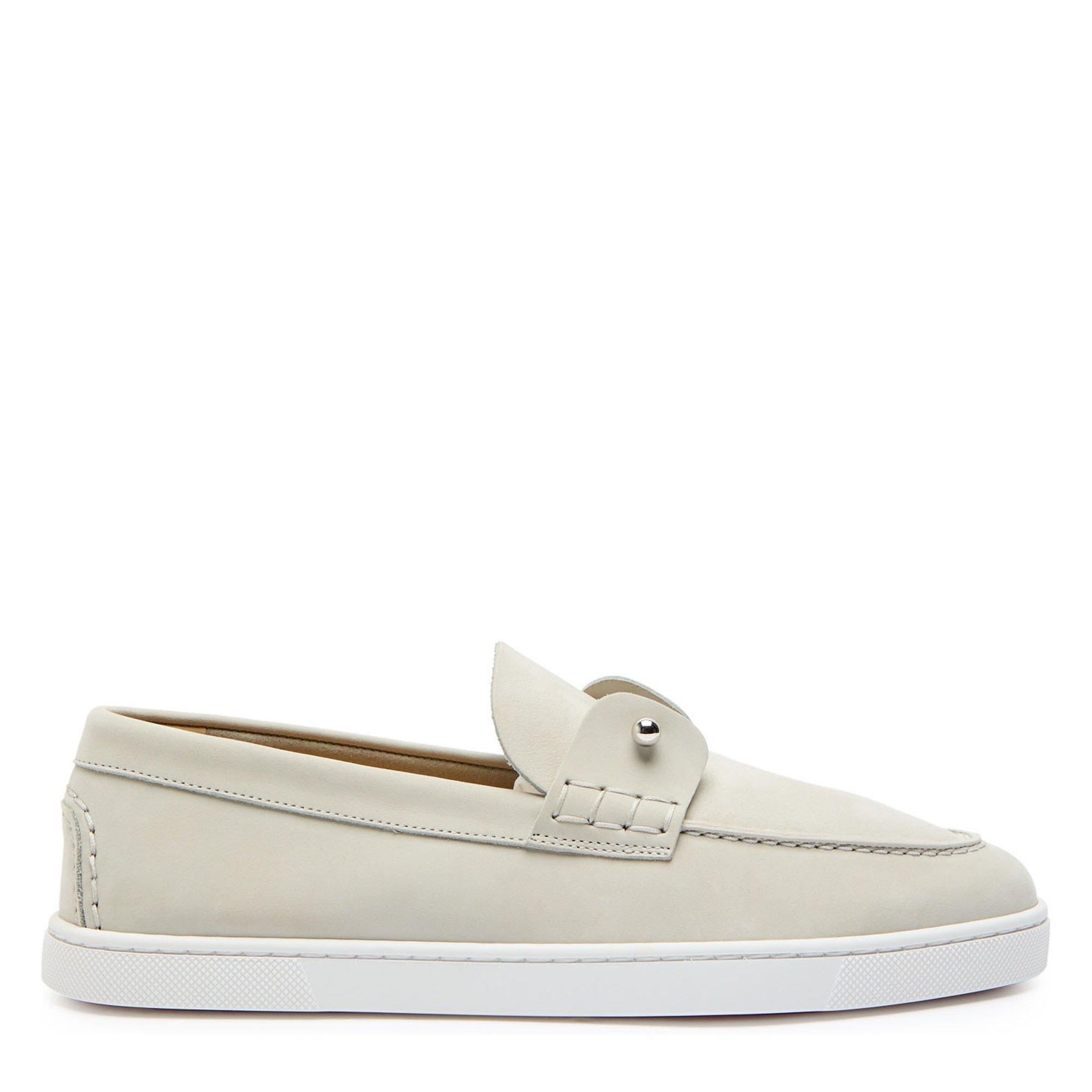 GREY - Christian Louboutin - CHAMBELIBOAT DONNA FLAT CALF N - 1
