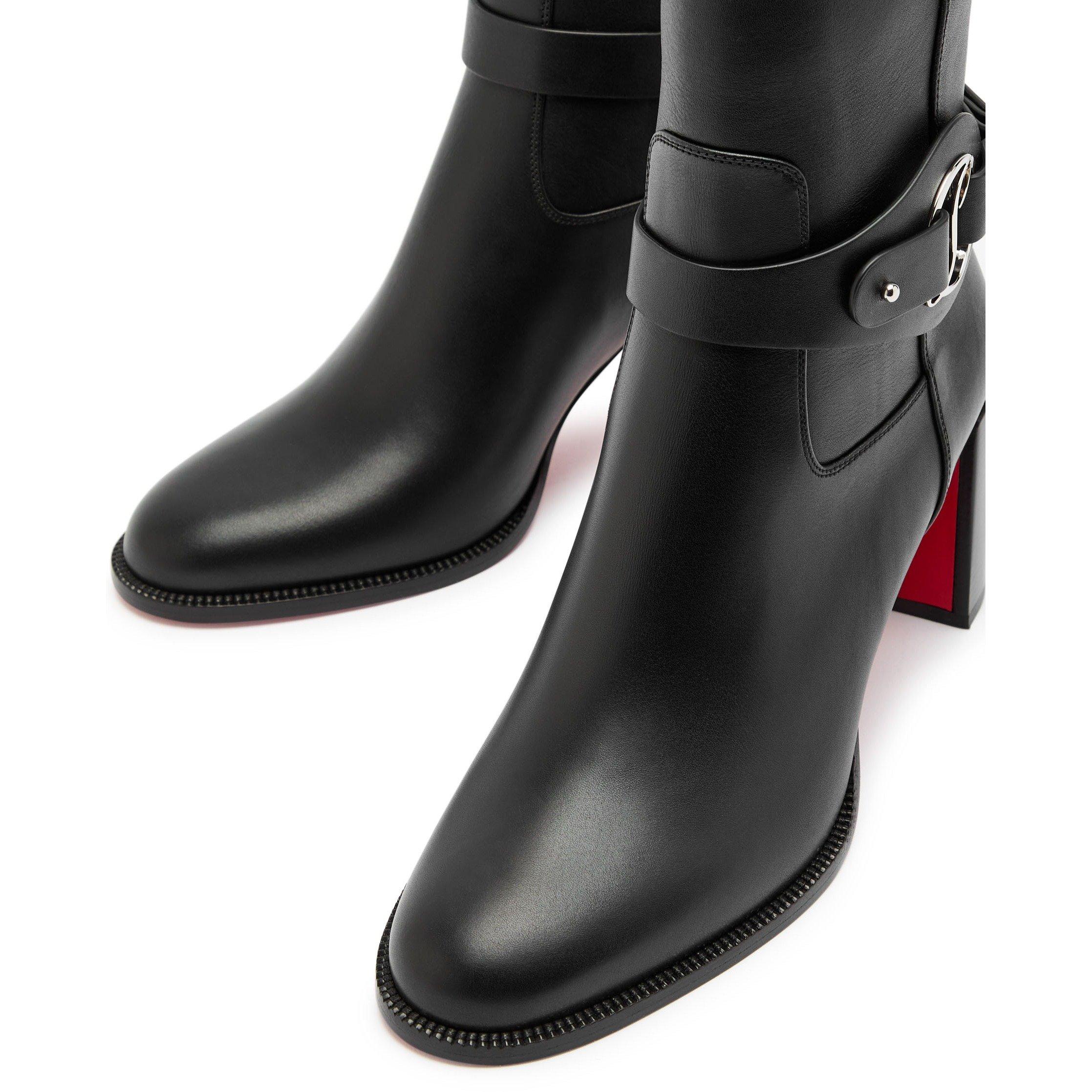 BLACK - Christian Louboutin - DIANOUCHETTE 70 CORDIA/CUOIO H - 3
