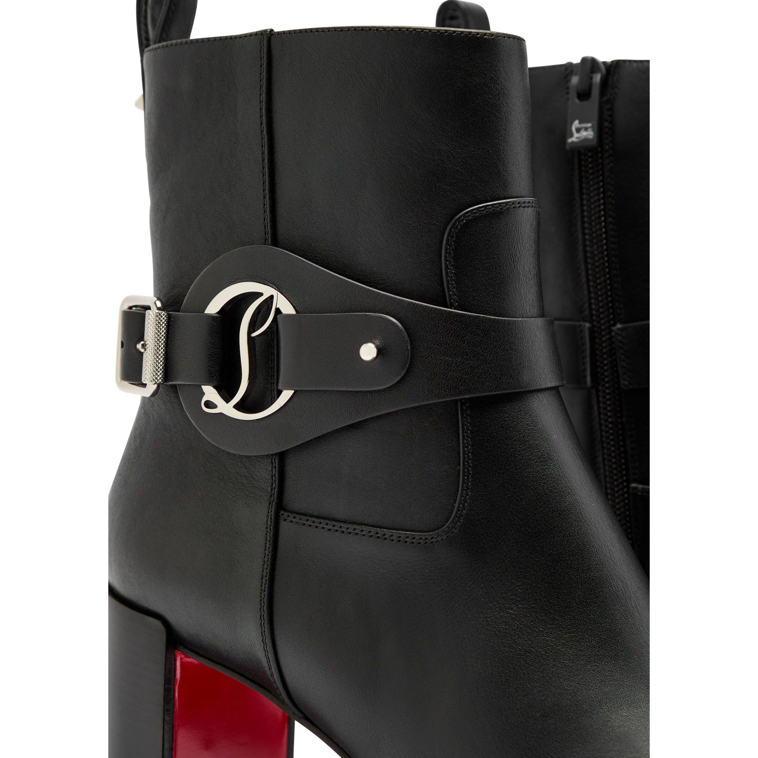 BLACK - Christian Louboutin - DIANOUCHETTE 70 CORDIA/CUOIO H - 4
