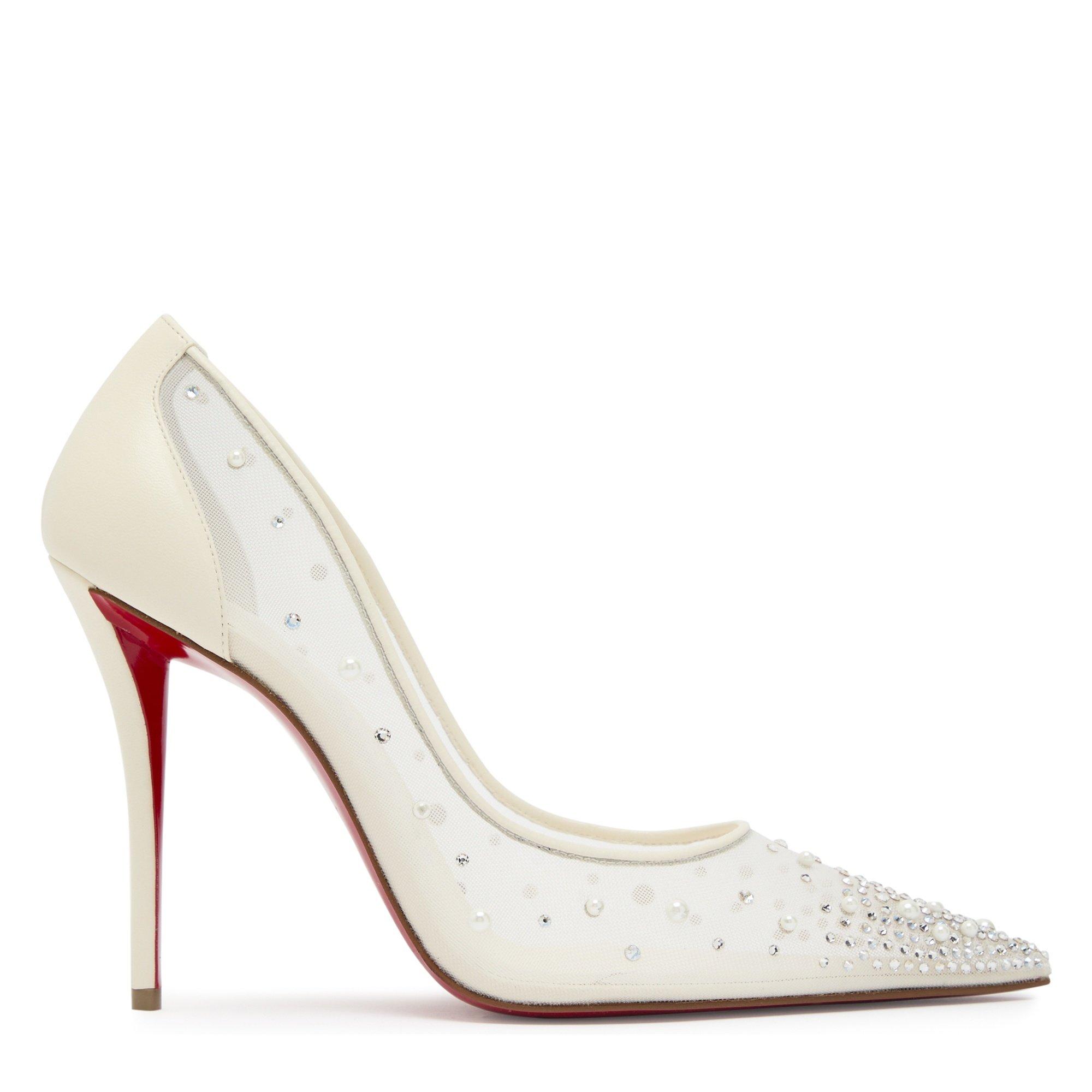 WHITE - Christian Louboutin - MISS Z DEGRASTRASS PERLA 100 R - 1