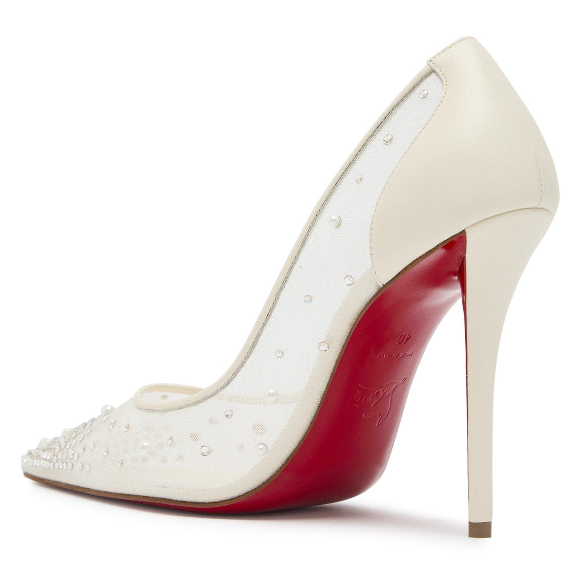 WHITE - Christian Louboutin - MISS Z DEGRASTRASS PERLA 100 R - 2