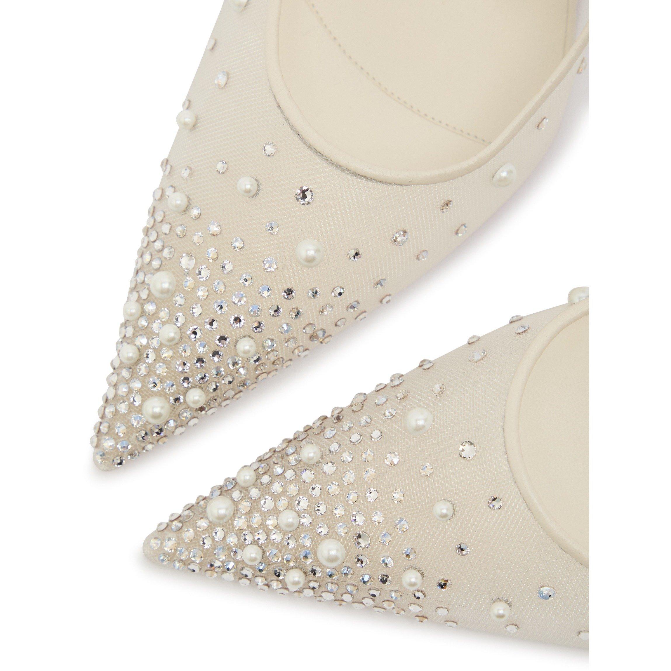 WHITE - Christian Louboutin - MISS Z DEGRASTRASS PERLA 100 R - 4