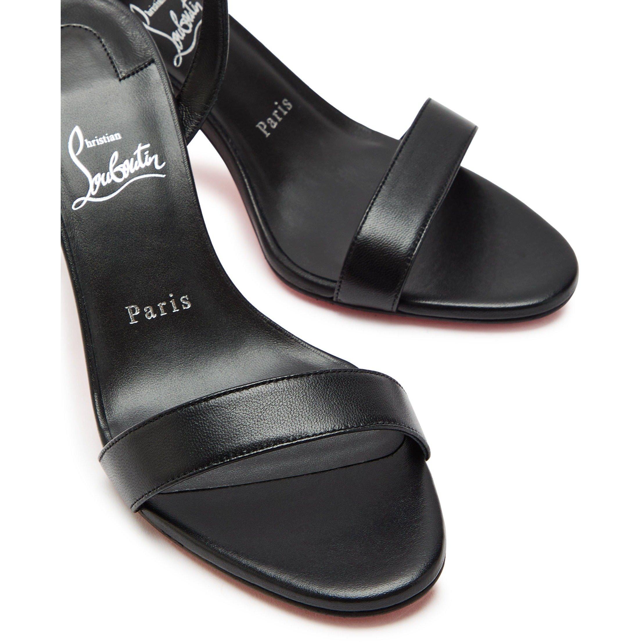 BLACK - Christian Louboutin - MISS Z SANDAL 80 NAPPA/LINING - 3