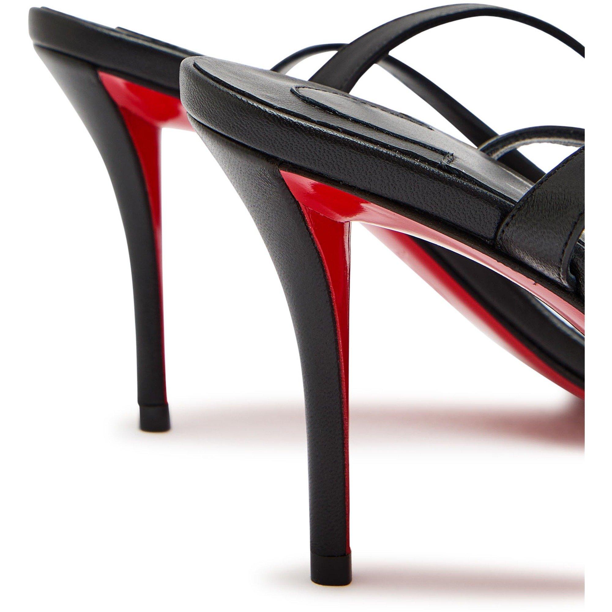 BLACK - Christian Louboutin - MISS Z SANDAL 80 NAPPA/LINING - 4