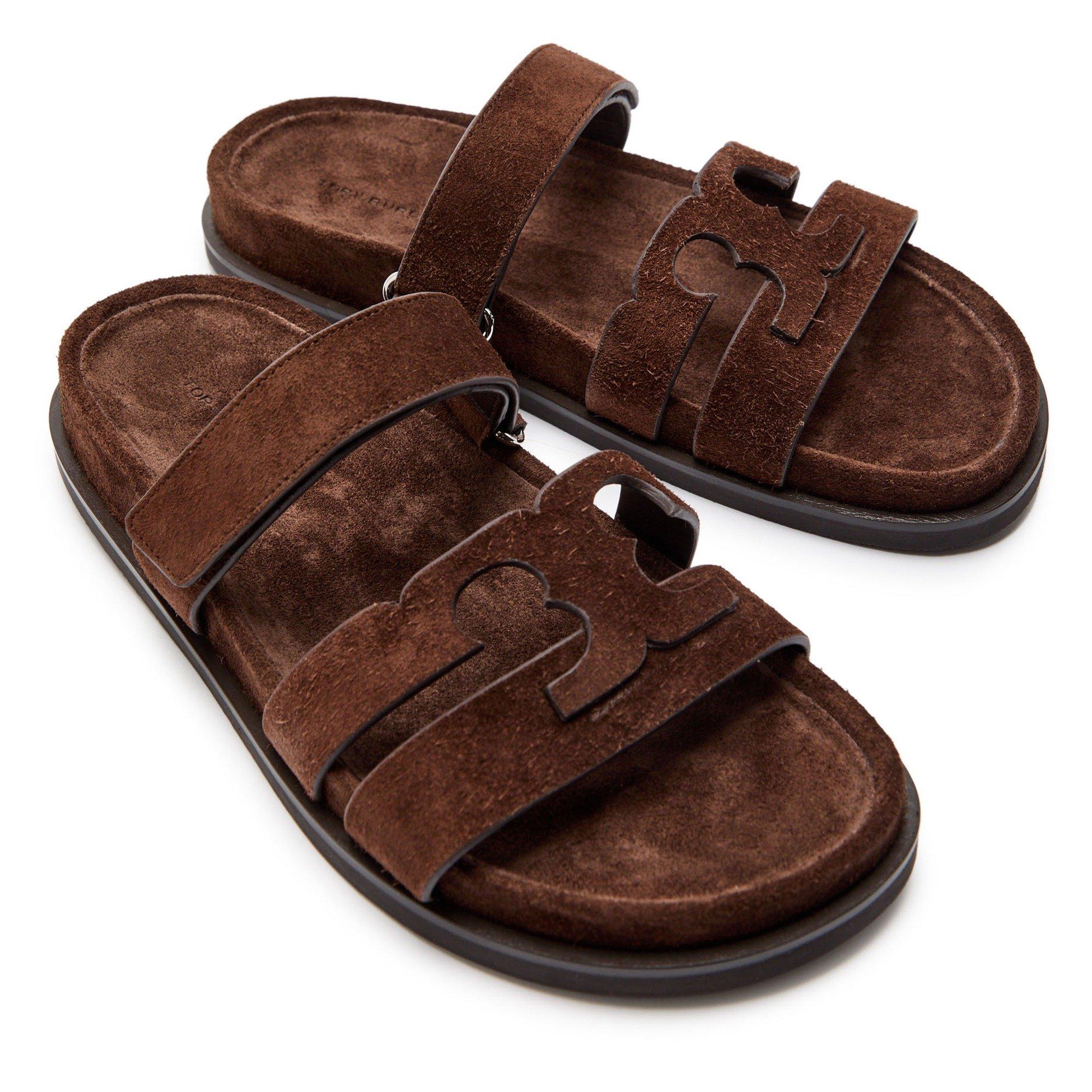 DARK BROWN - Tory Burch - INES SPORT SLIDE - 3