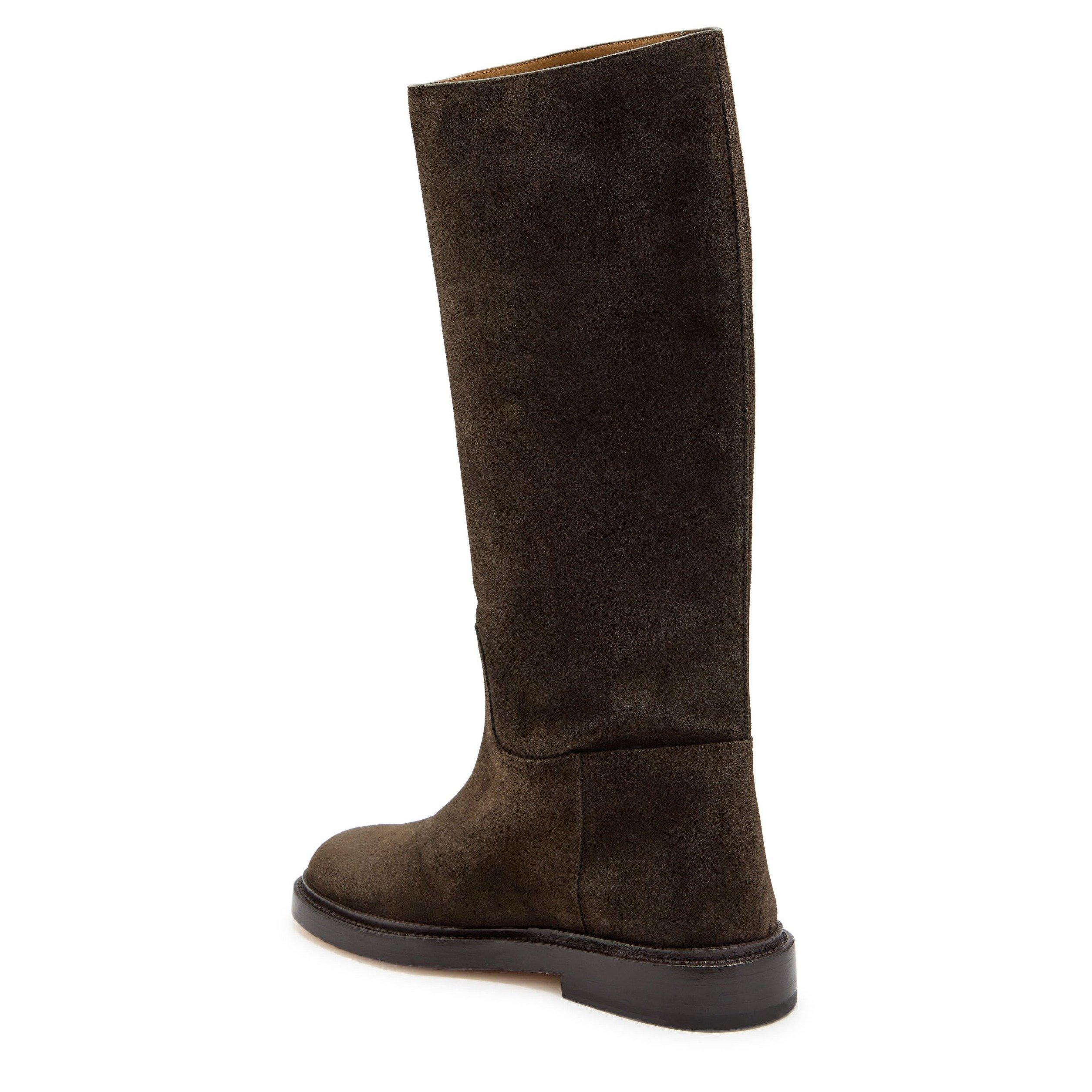 BROWN - Legres - RIDING BOOT IN SUEDE - 2