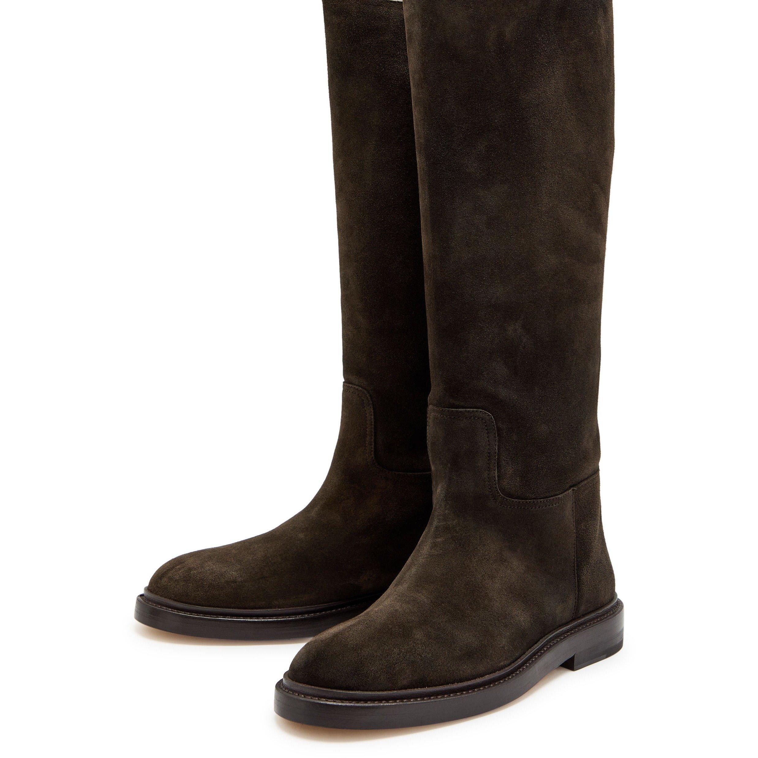 BROWN - Legres - RIDING BOOT IN SUEDE - 3