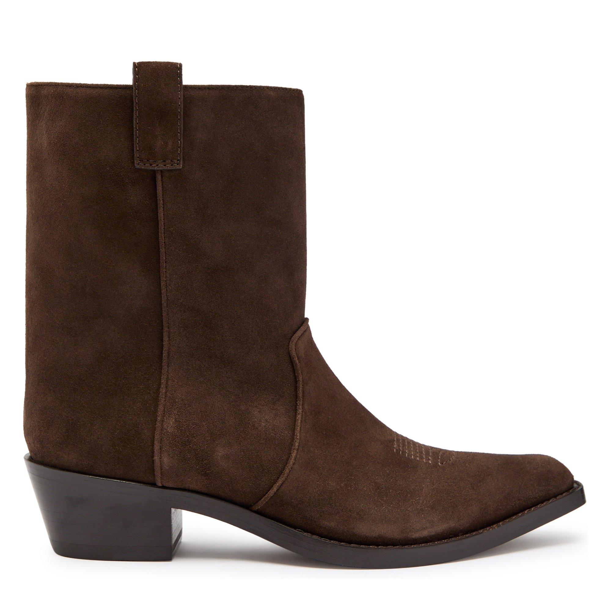 BROWN - Khaite - CLIVE ANKLE BOOT 35 - 1