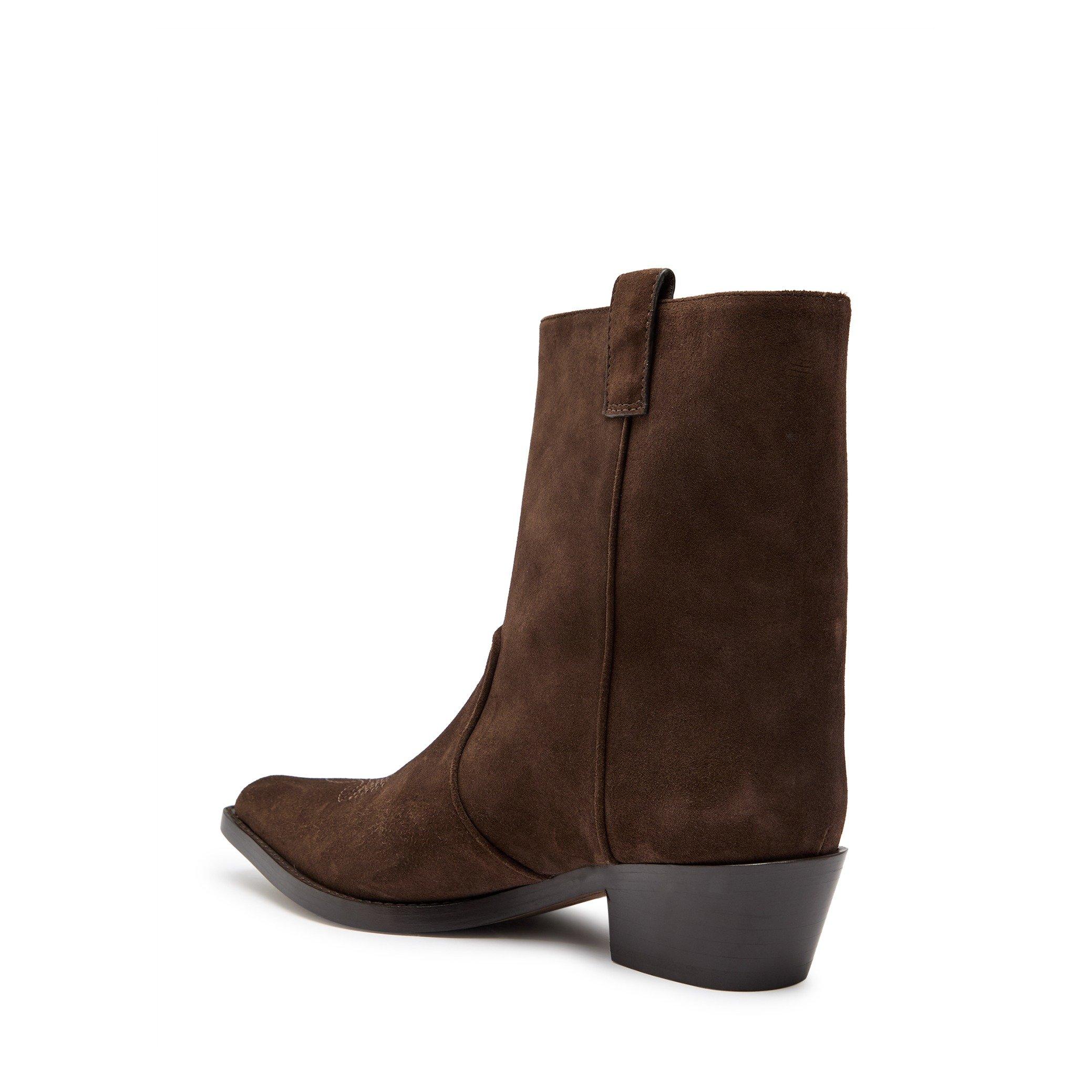 BROWN - Khaite - CLIVE ANKLE BOOT 35 - 2