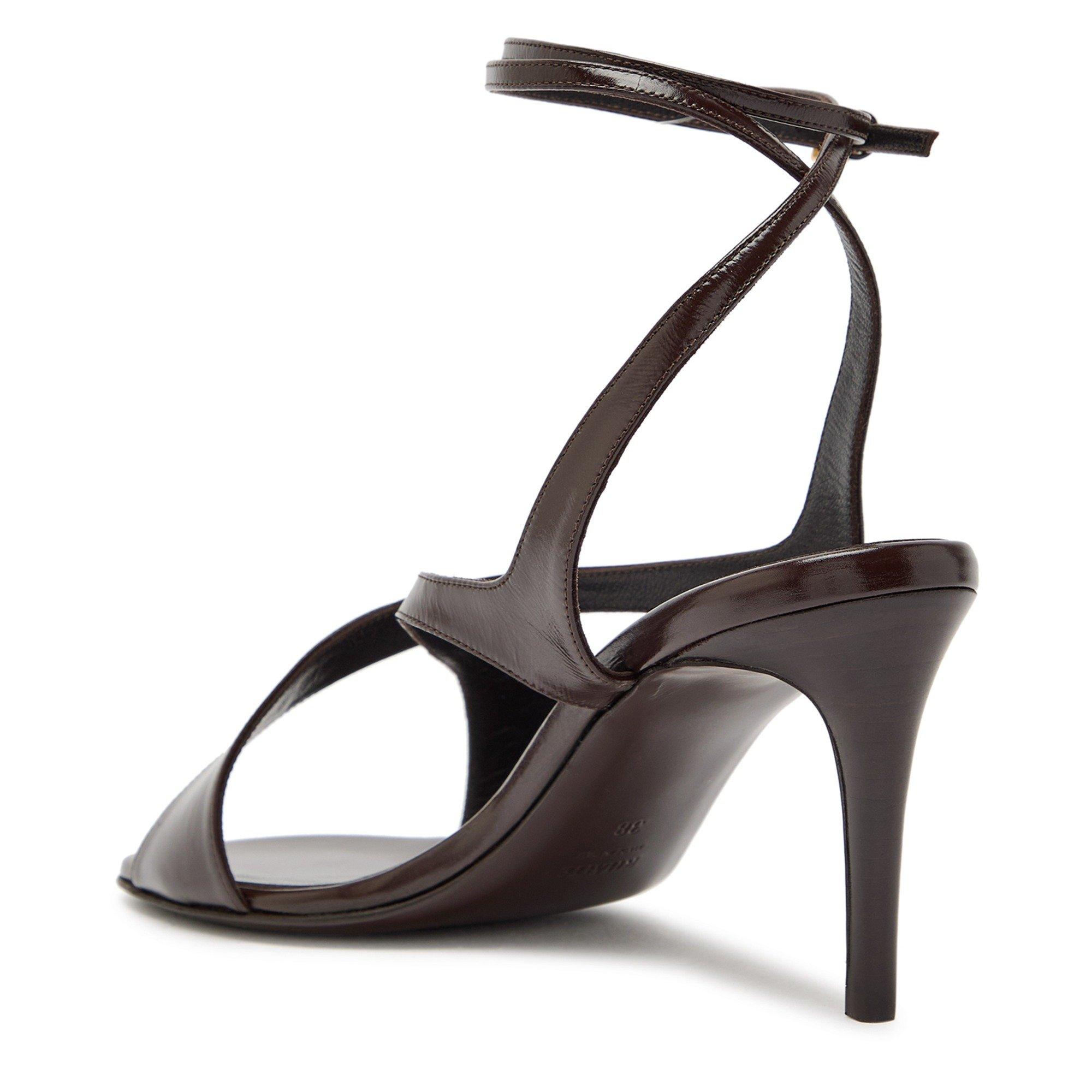 BROWN - Khaite - LIRIA ANKLE STRAP SANDAL 75 - 2