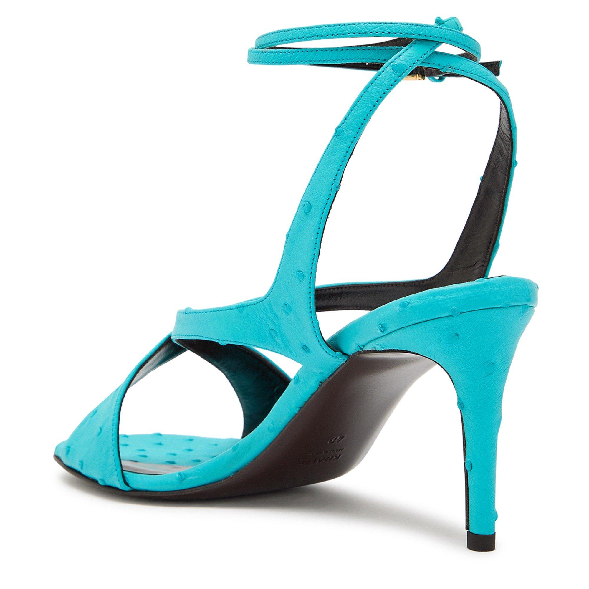 LIGHT BLUE - Khaite - LIRIA ANKLE STRAP SANDAL 75 - 2