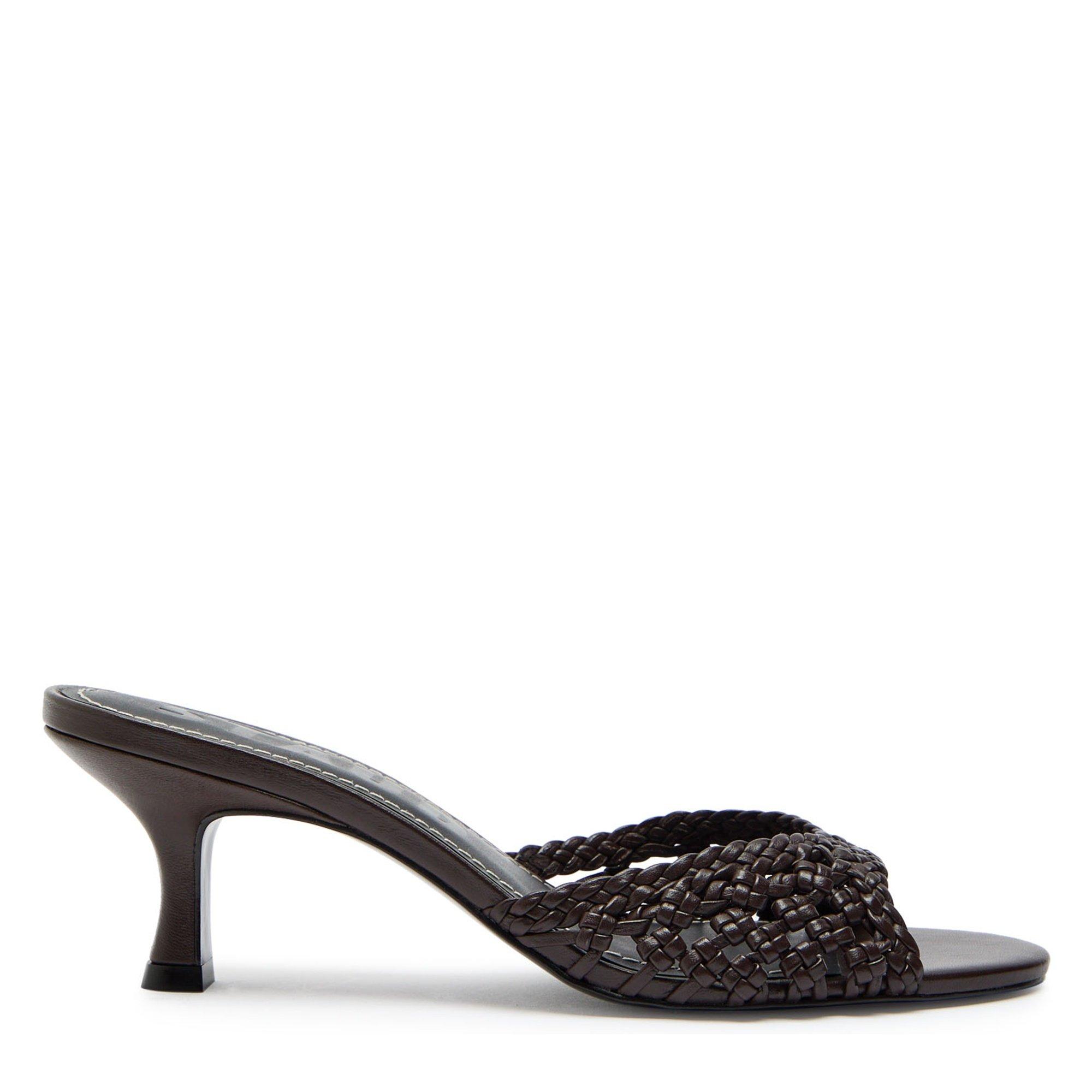 BROWN - Staud - BRIGITTE HAND-KNOTTED MULE - 1