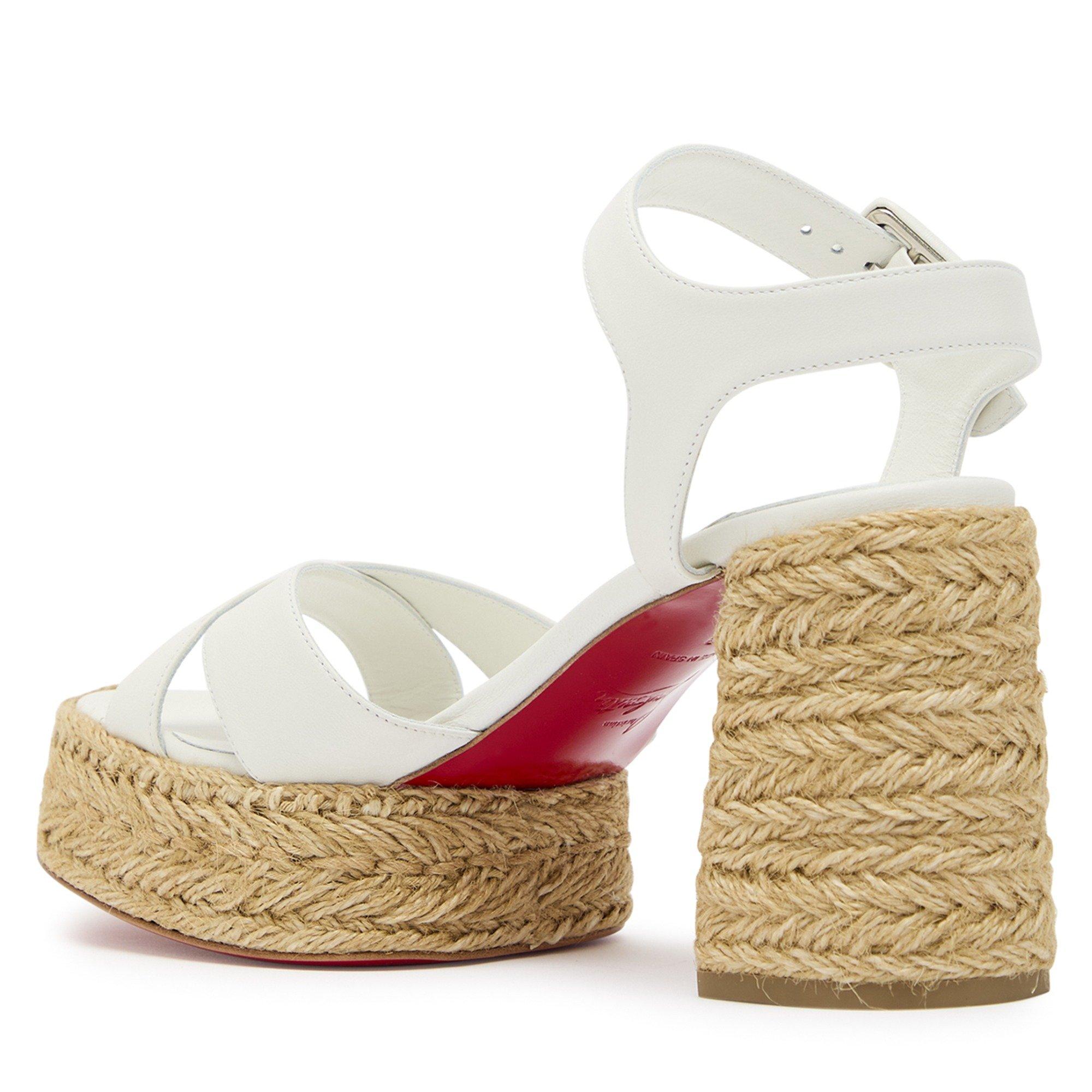 WHITE AND OTHER - Christian Louboutin - CALAKALA 85 NAPPA - 2