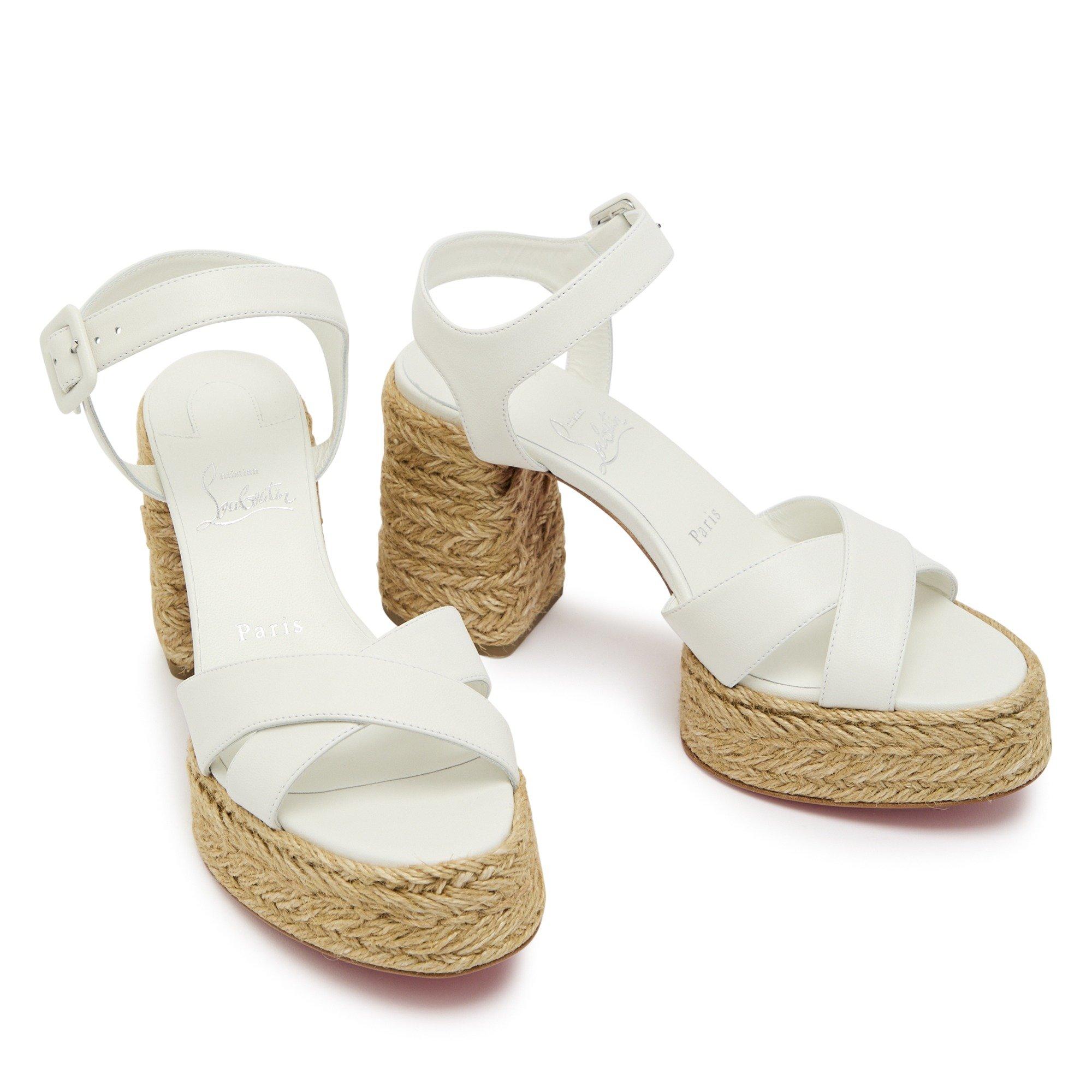WHITE AND OTHER - Christian Louboutin - CALAKALA 85 NAPPA - 3