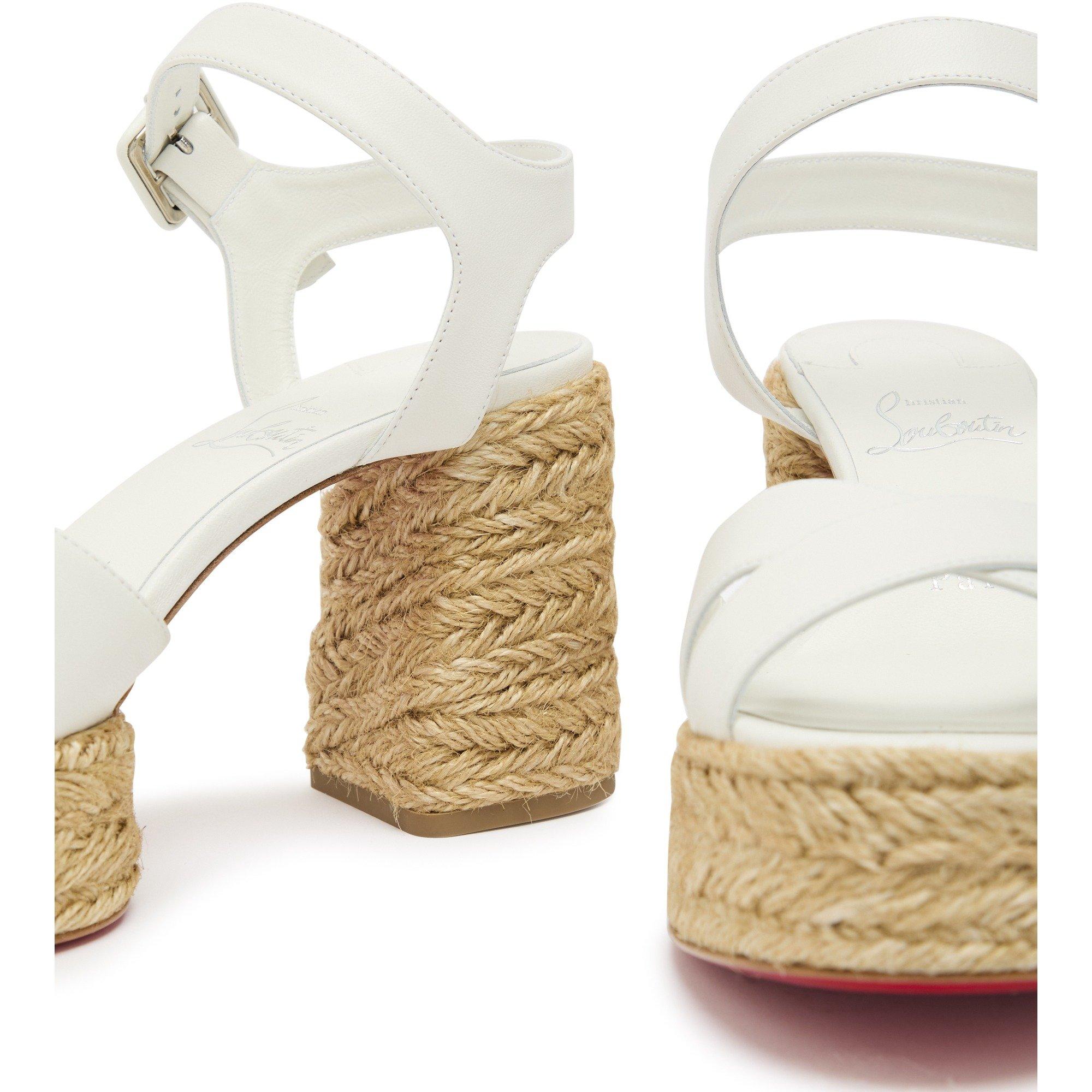 WHITE AND OTHER - Christian Louboutin - CALAKALA 85 NAPPA - 4
