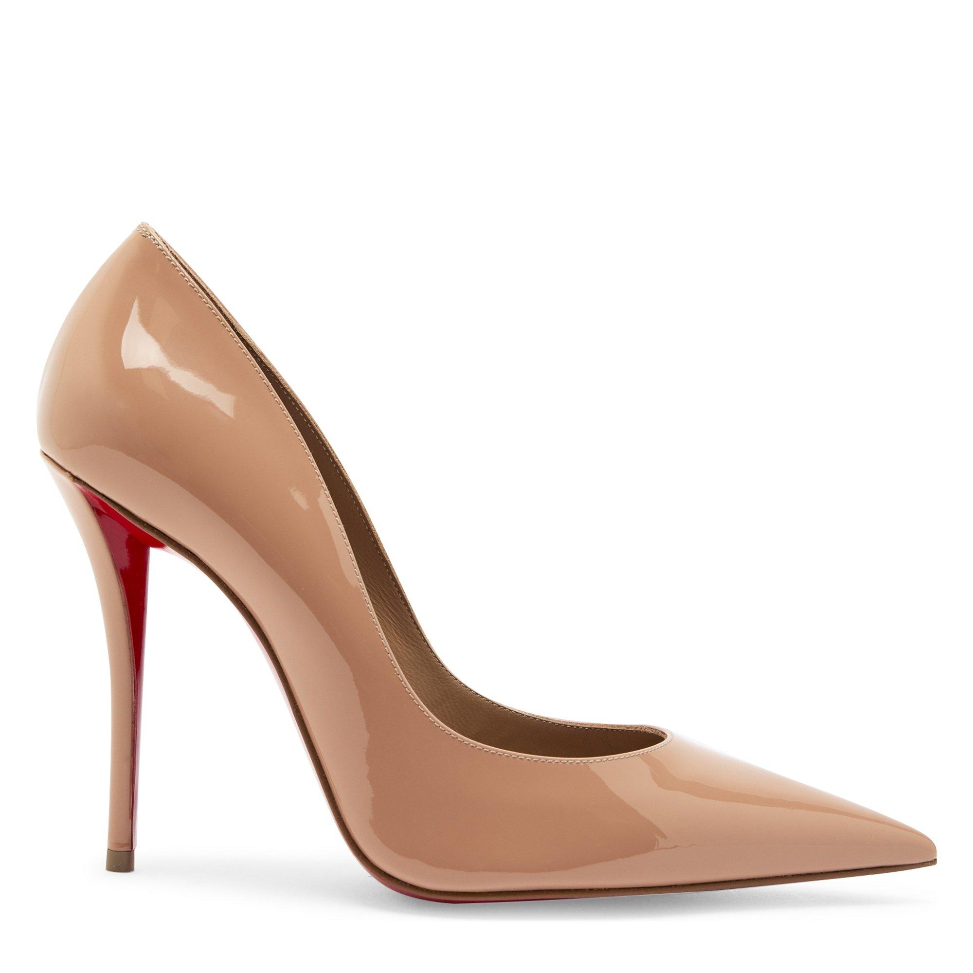 NUDE - Christian Louboutin - MISS Z 100 PATENT/LINING - 1