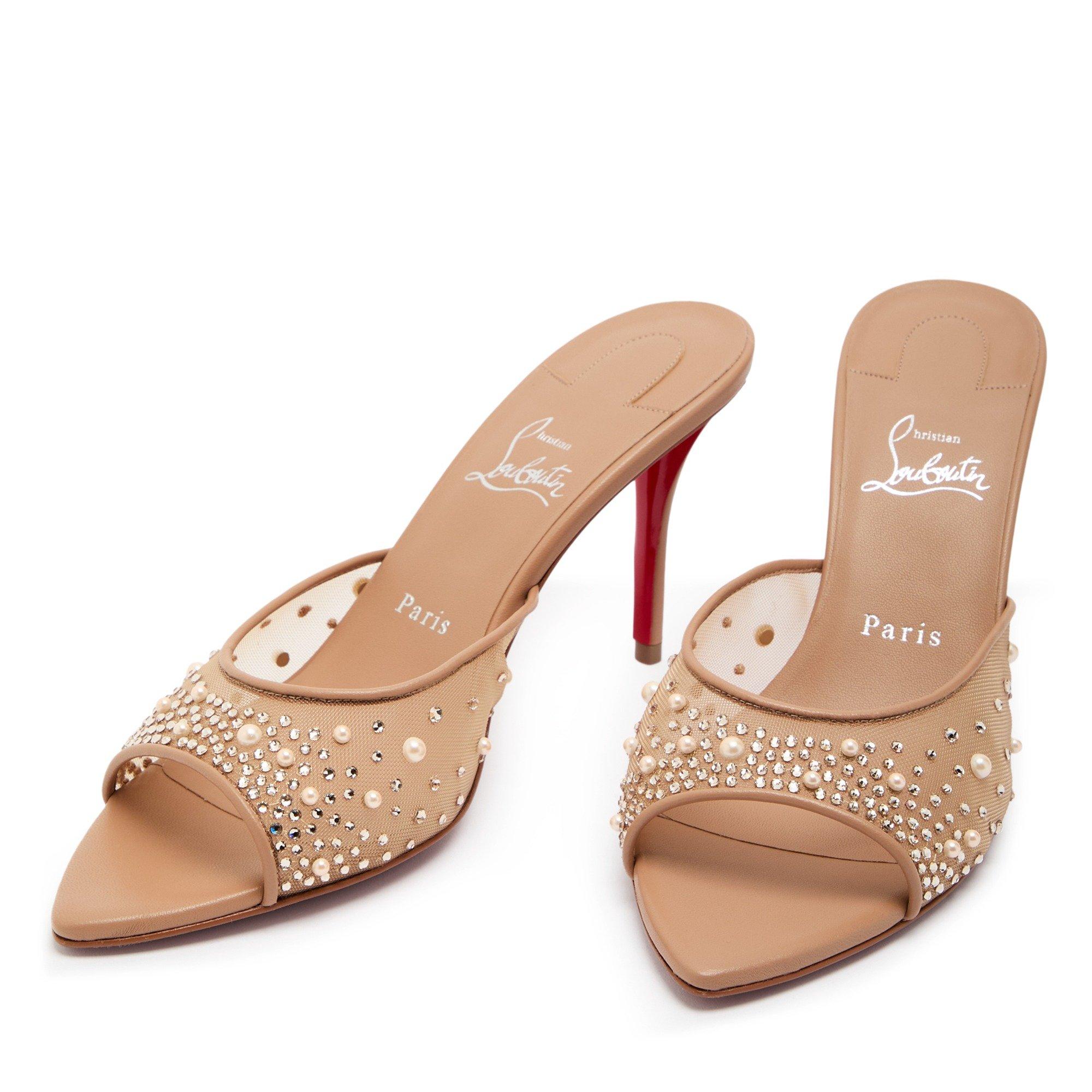 NUDE - Christian Louboutin - MISS Z MULE DEGRASSTRASS PERLA - 3