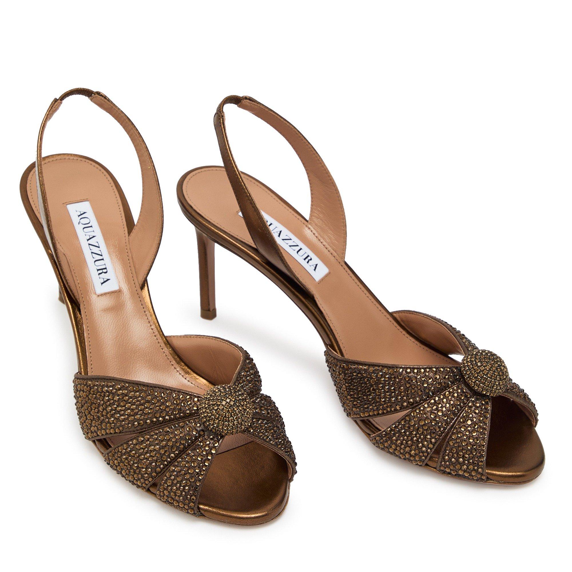 BROWN - Aquazzura - ITALIAN FLIRT SANDAL 75 - 3