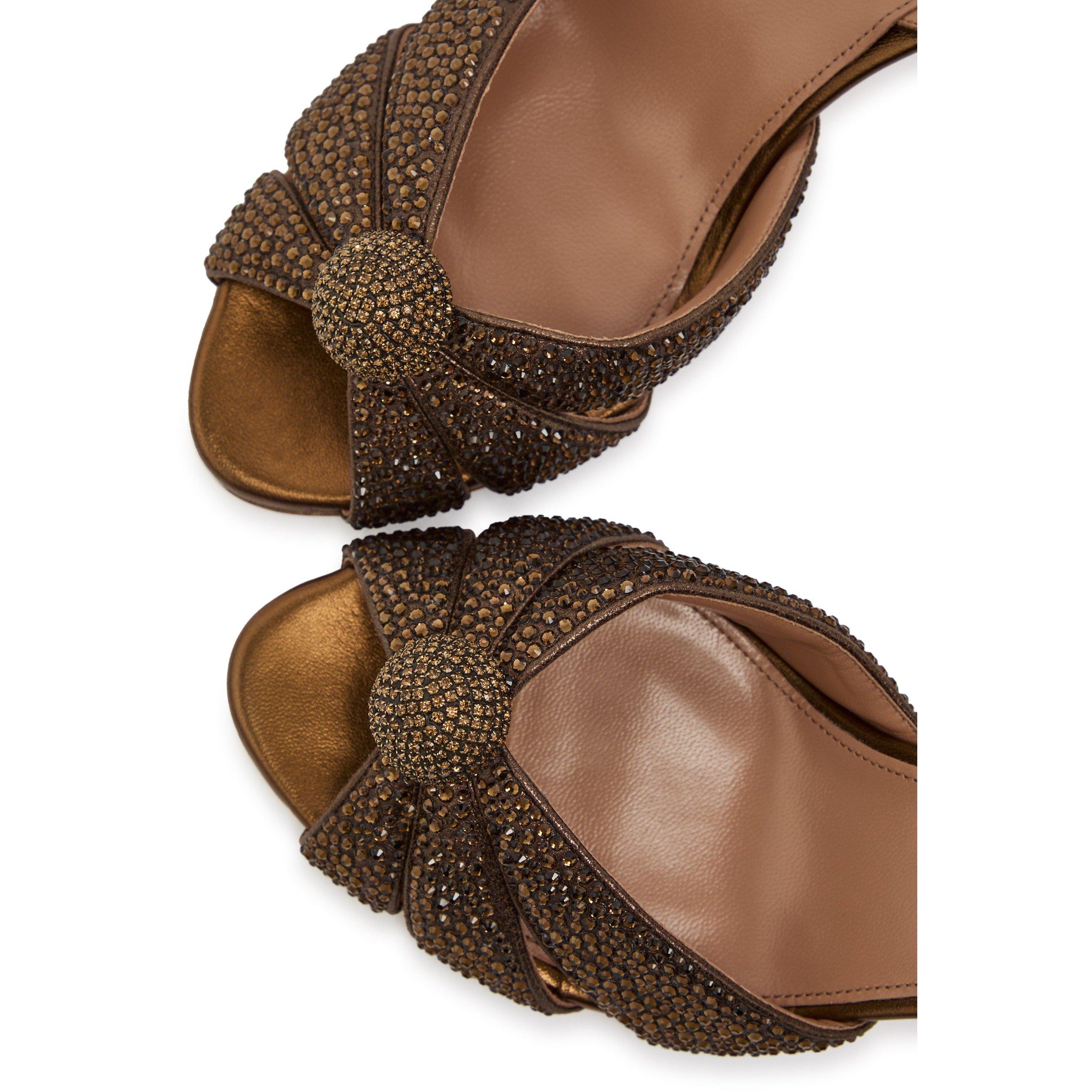 BROWN - Aquazzura - ITALIAN FLIRT SANDAL 75 - 4