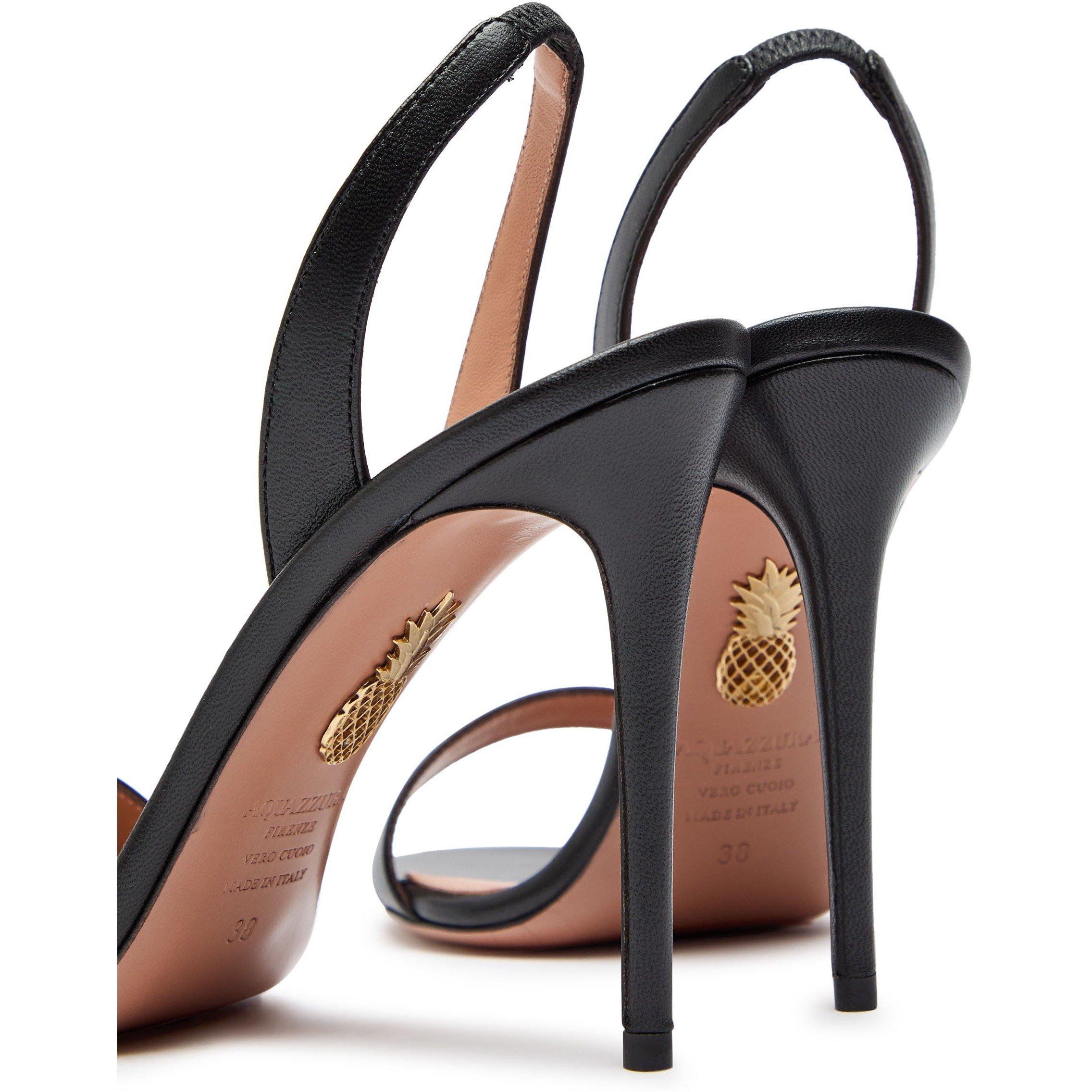 BLACK - Aquazzura - SO NUDE SANDAL 105 - 4