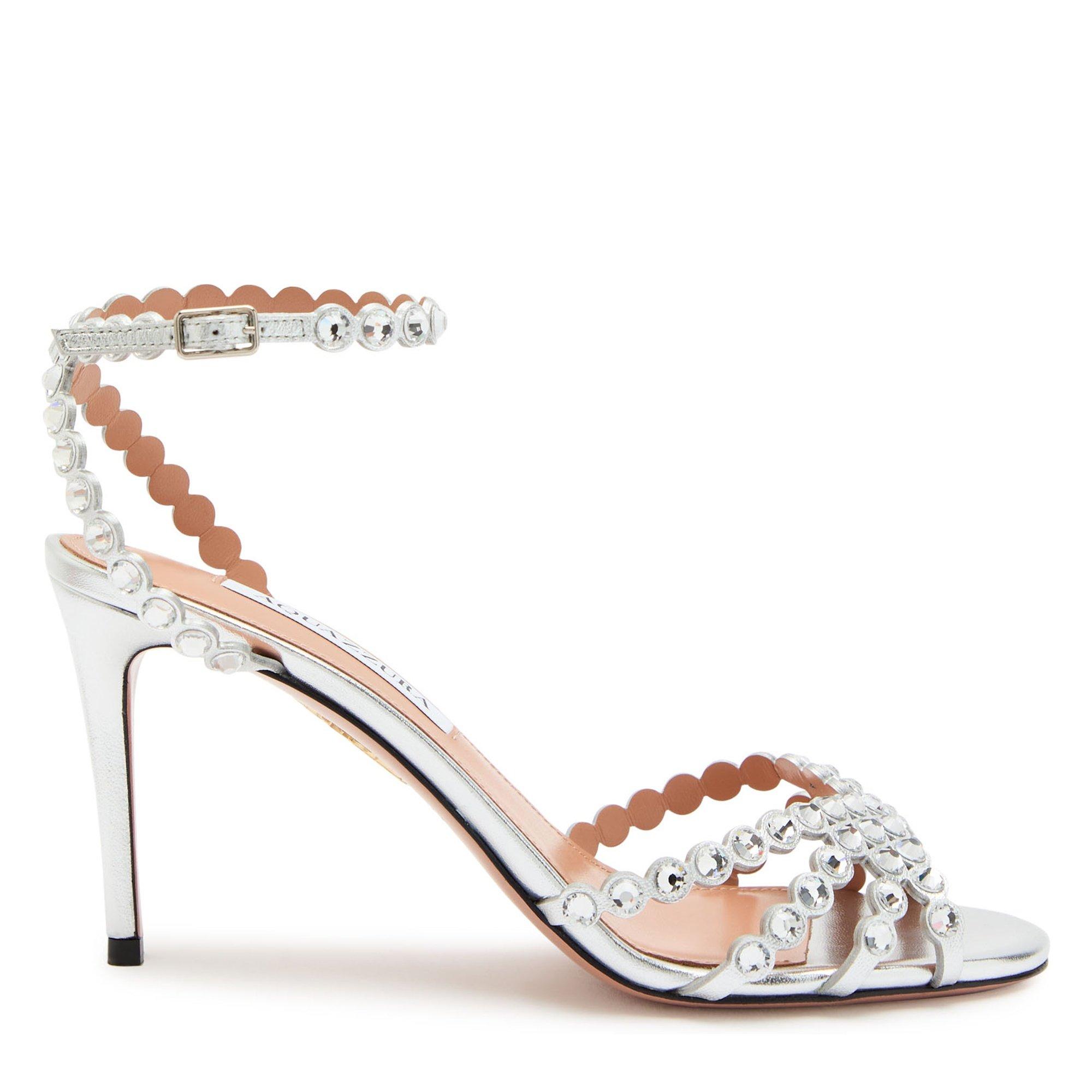 SILVER - Aquazzura - TEQUILA SANDAL 85 - 1