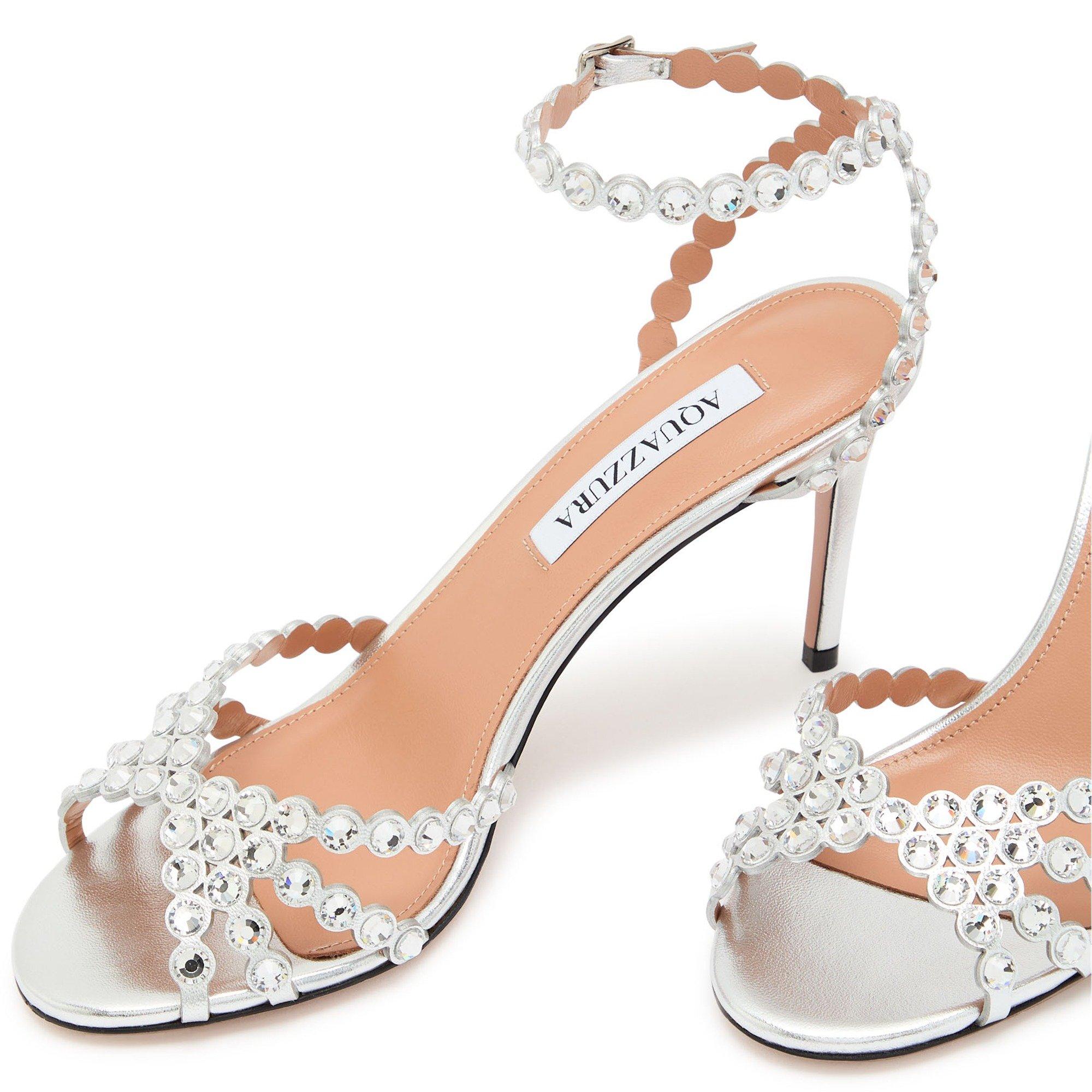 SILVER - Aquazzura - TEQUILA SANDAL 85 - 4