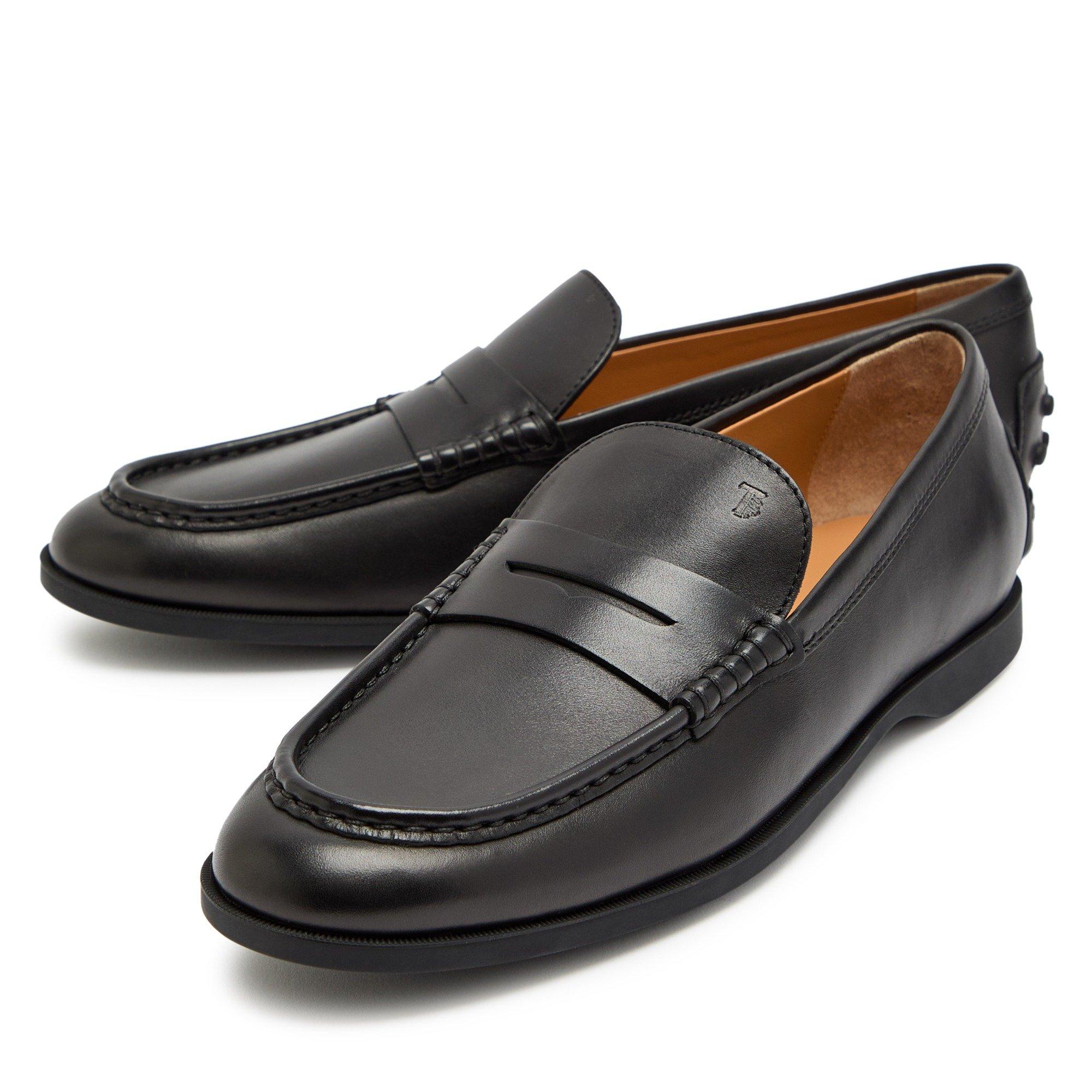 BLACK - Tods - GOMMA LEGGERO 01M MOCASSINO - 3
