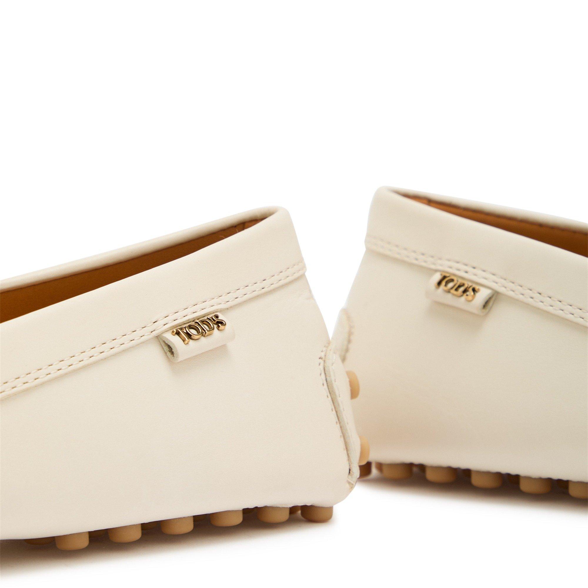 IVORY - Tods - Women's Gommino Leather Loafers - 4