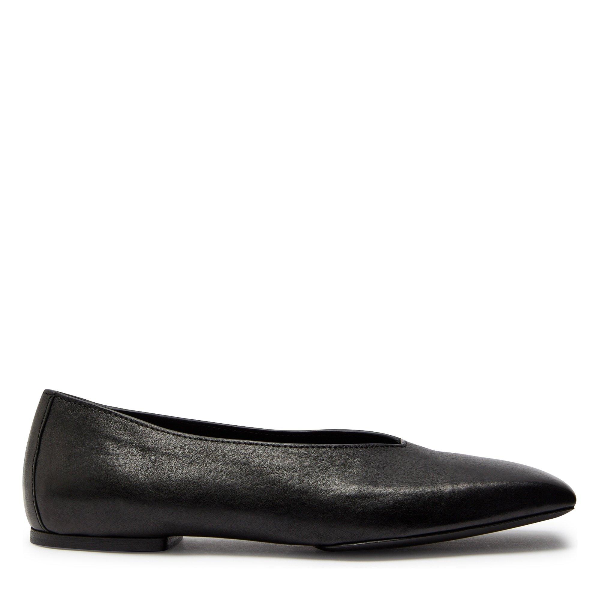 BLACK - Rick Owens - Women's Ballerina Leather Ballet Pumps - 1