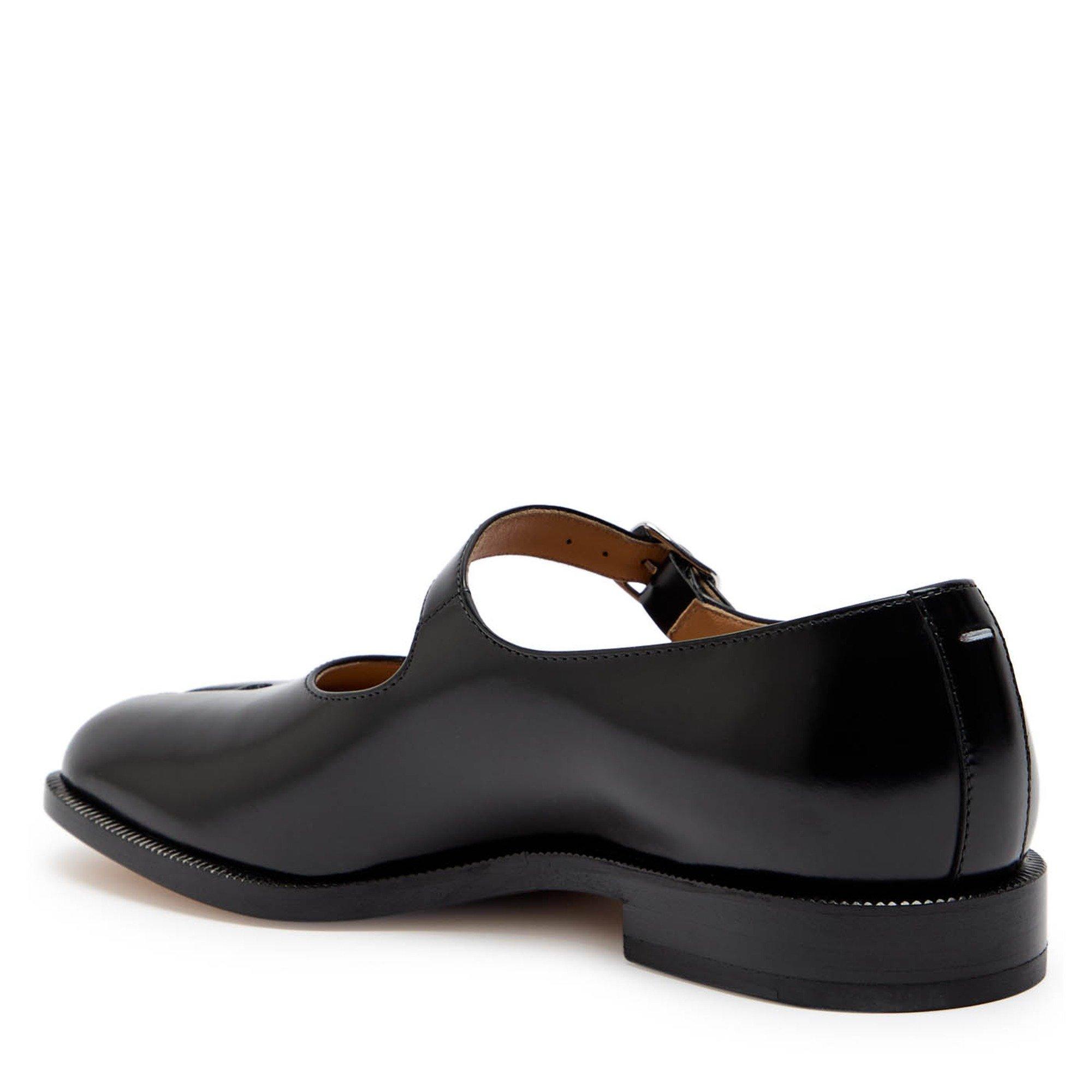 BLACK - Maison Margiela - Women's Tabi Leather Mary Janes - 2