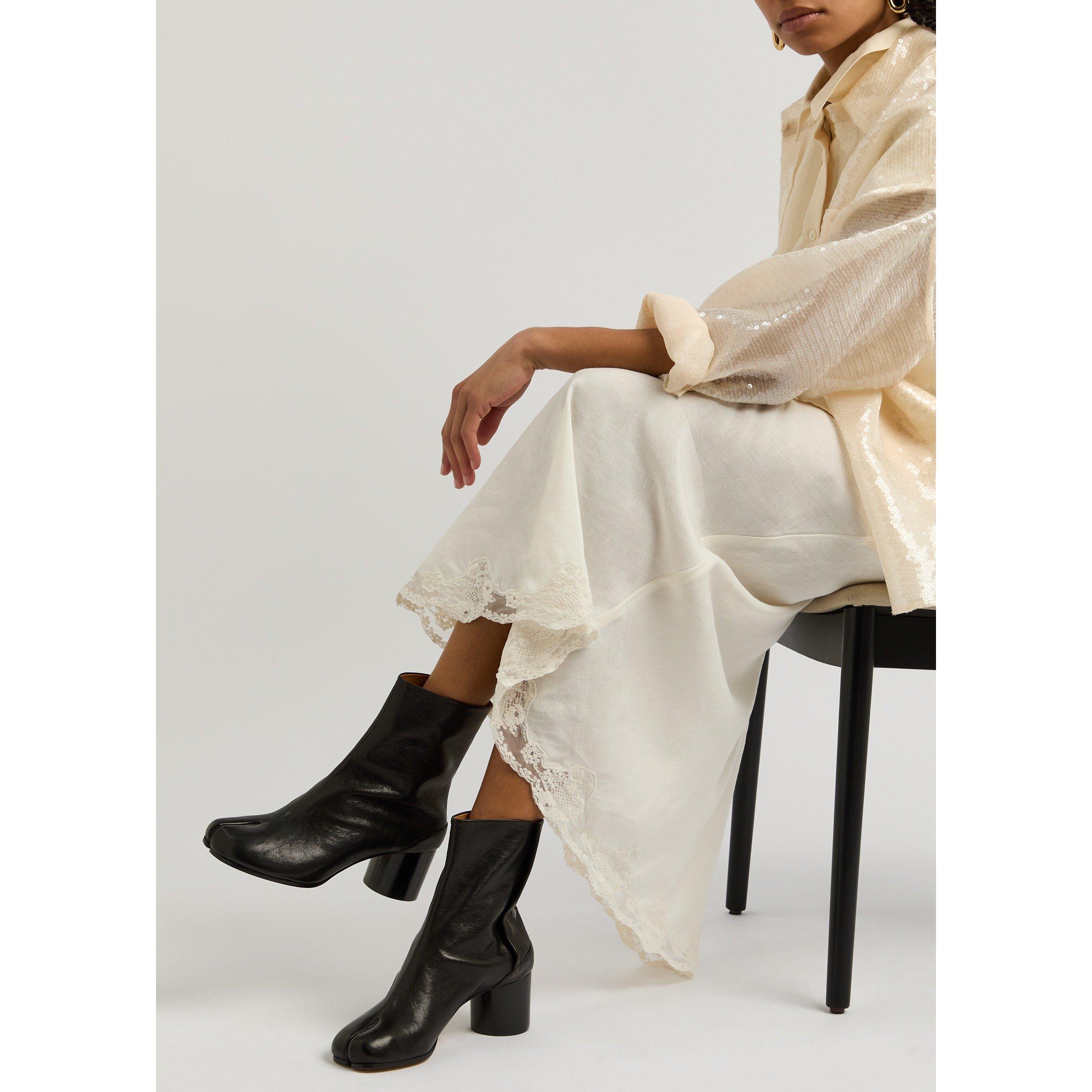 BLACK - Maison Margiela - TABI ANKLE BOOTS H60 - 3
